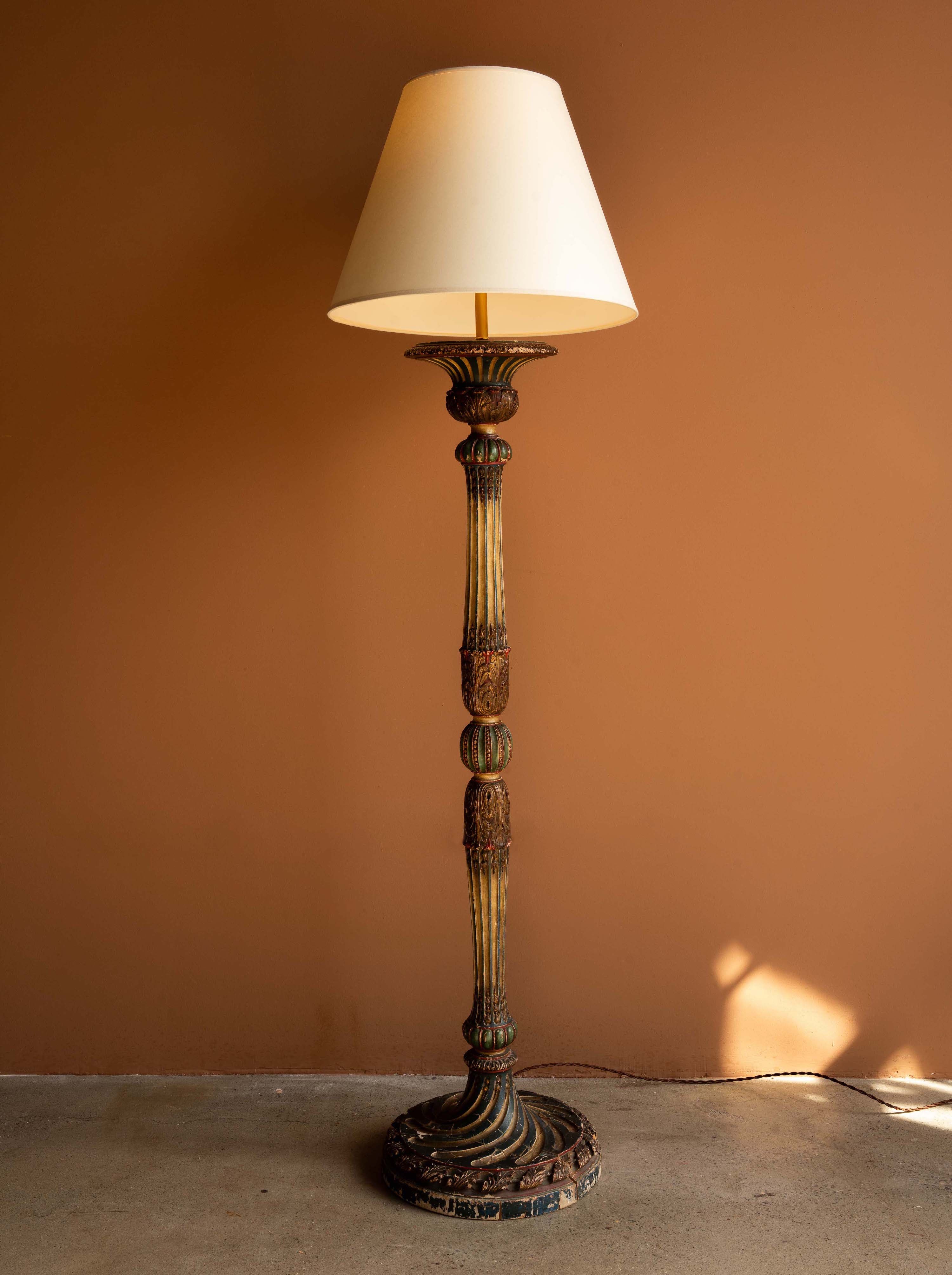 Early 19th Century Neoclassical Floor Lamp