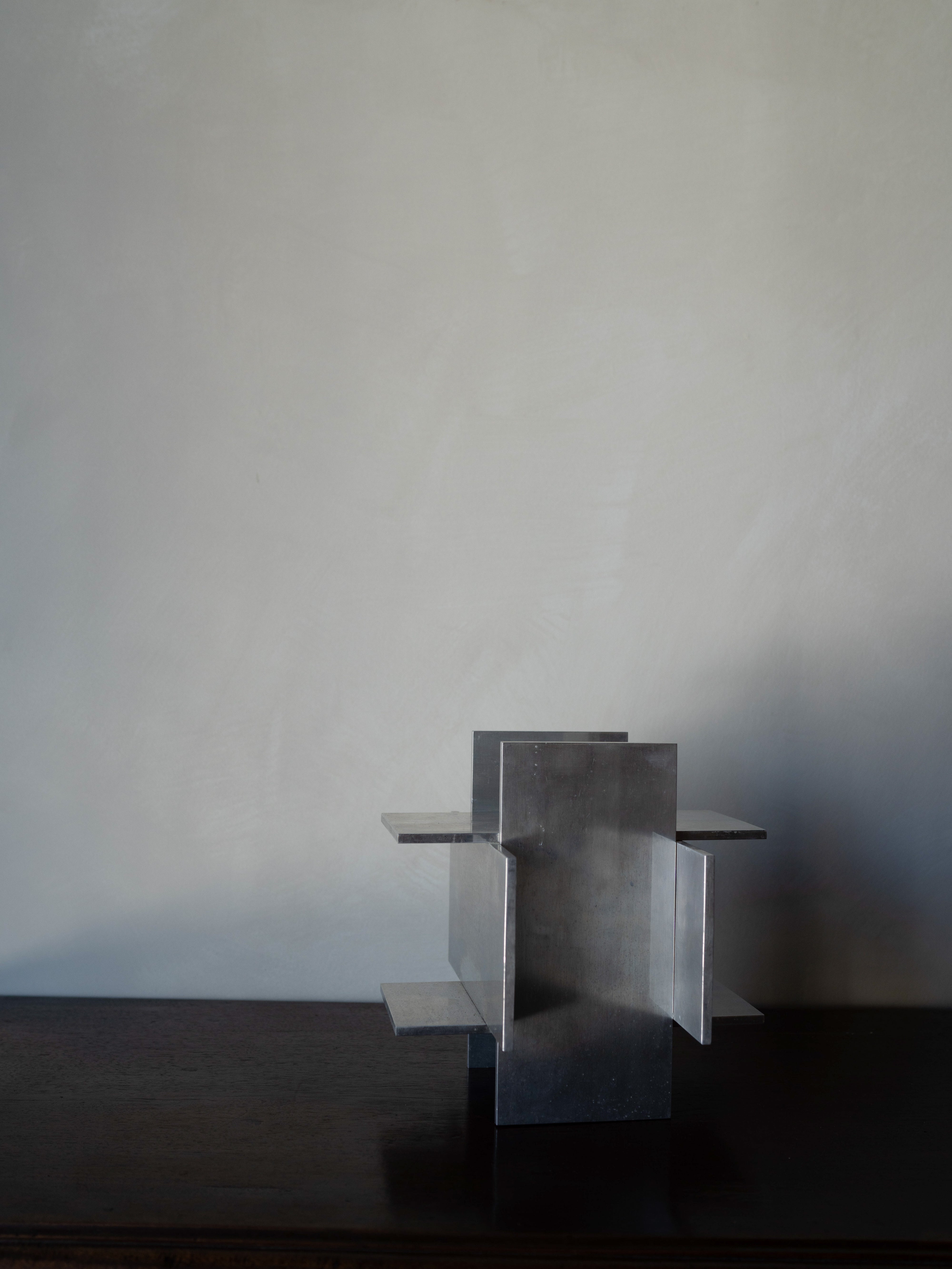 Mid-Century Modern Aluminum Table Sculpture, 1960s