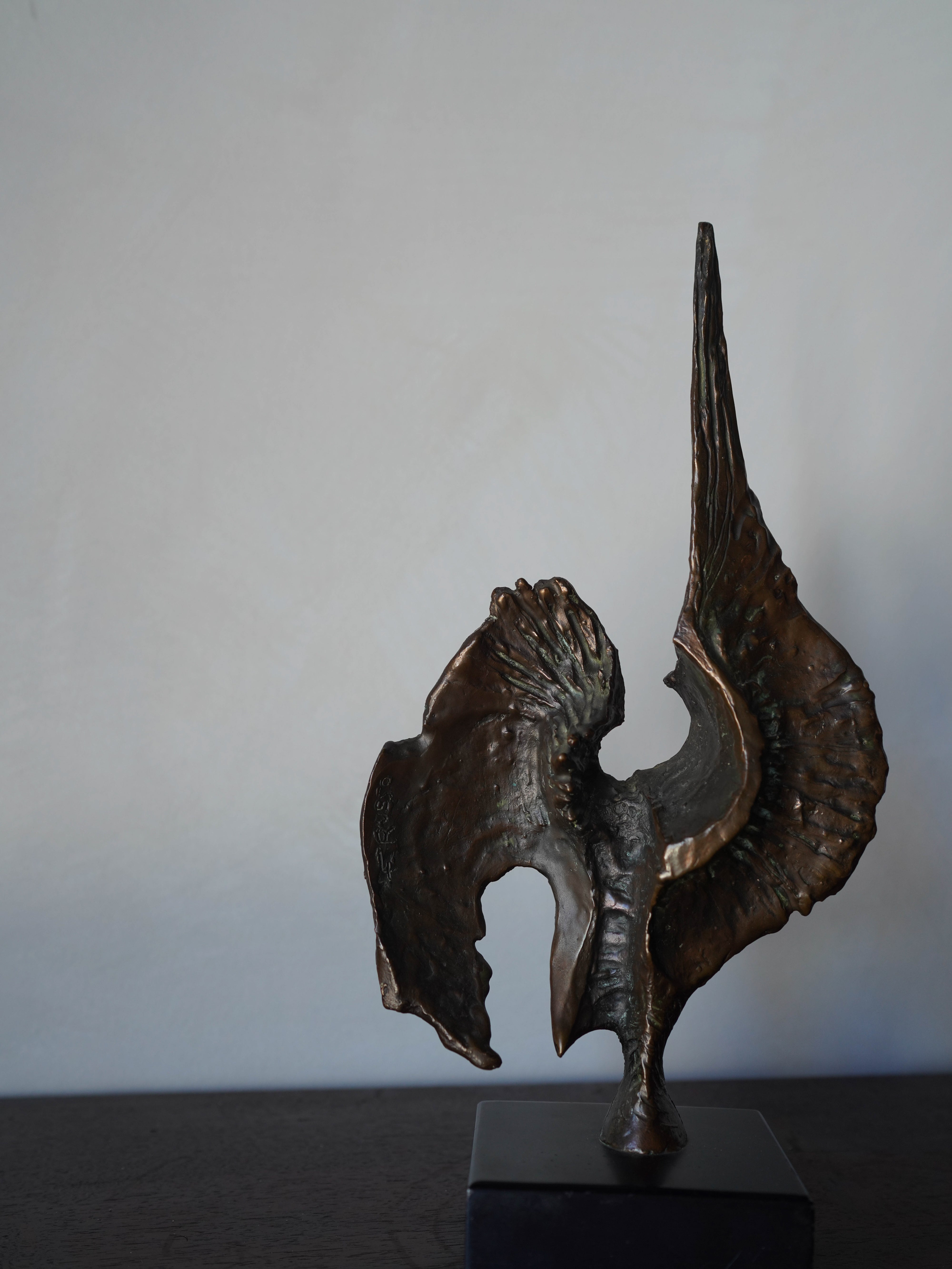 Bronze Wing Sculpture by Franco Russo, Signed and Numbered