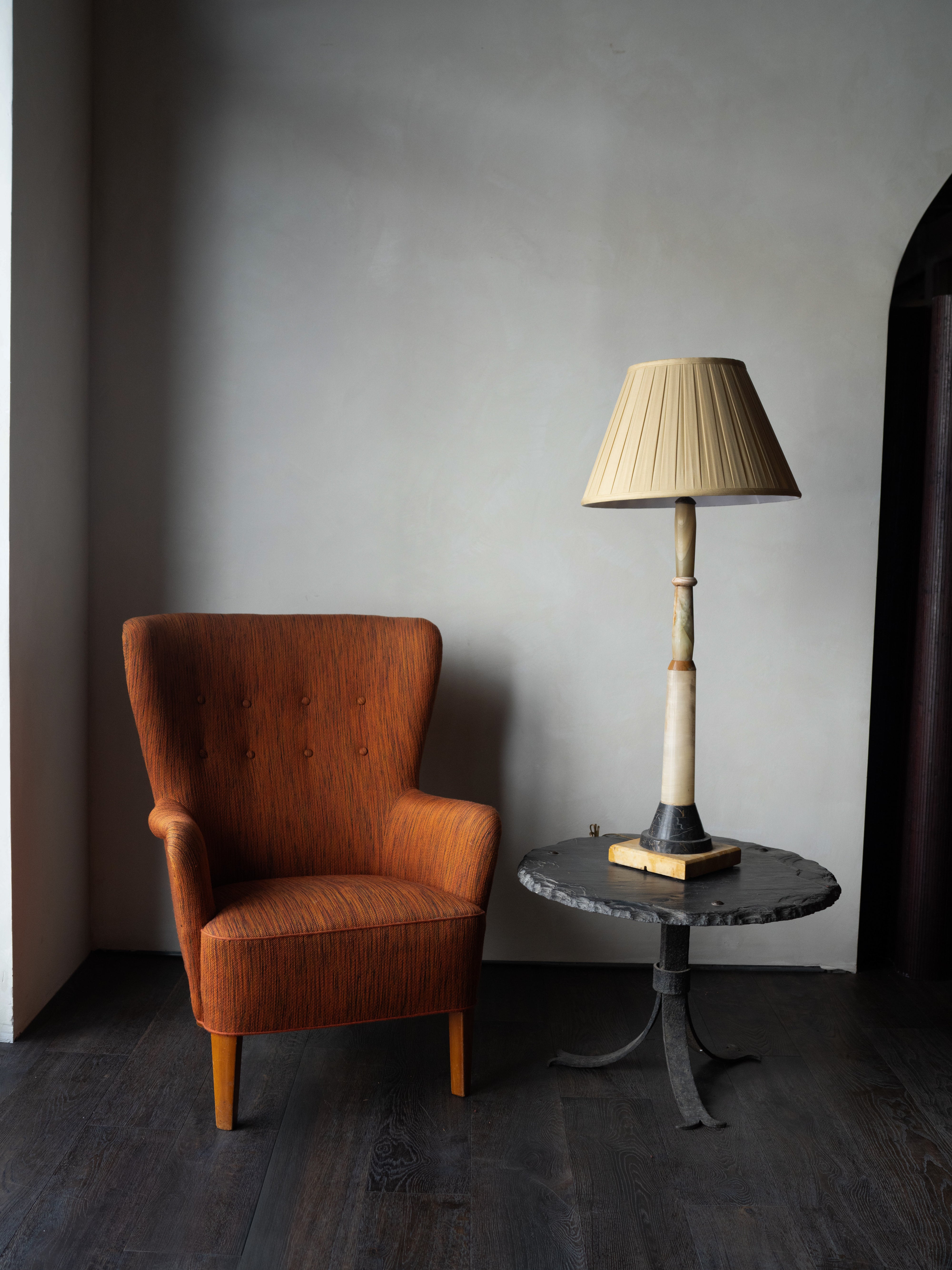 Vintage Marble Table Lamp