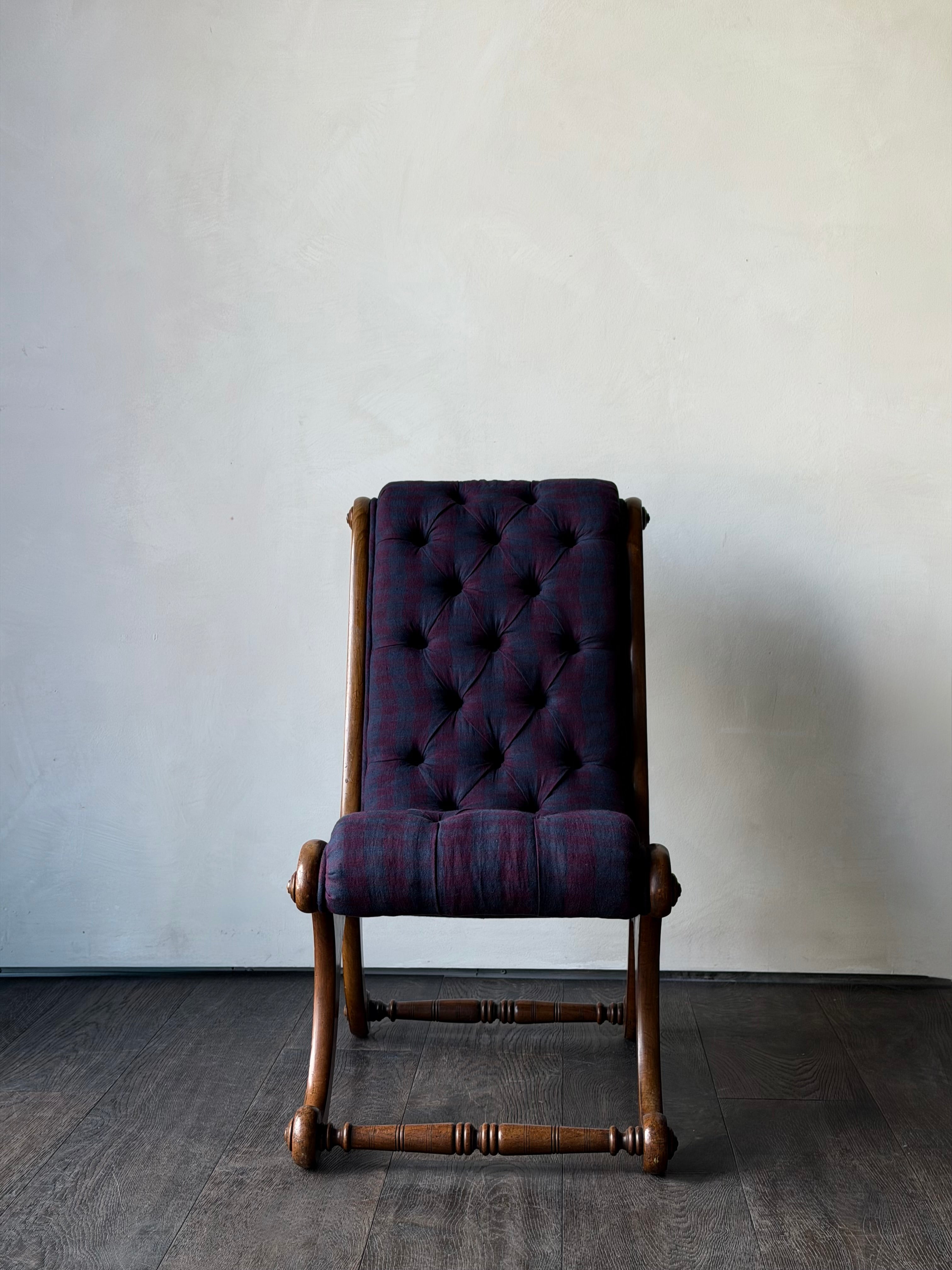 Mid 19th Century English Slipper Chair