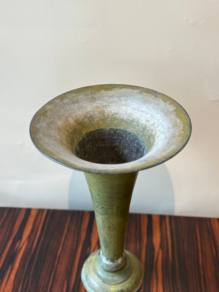 Early 20th Century Verdigris Vase
