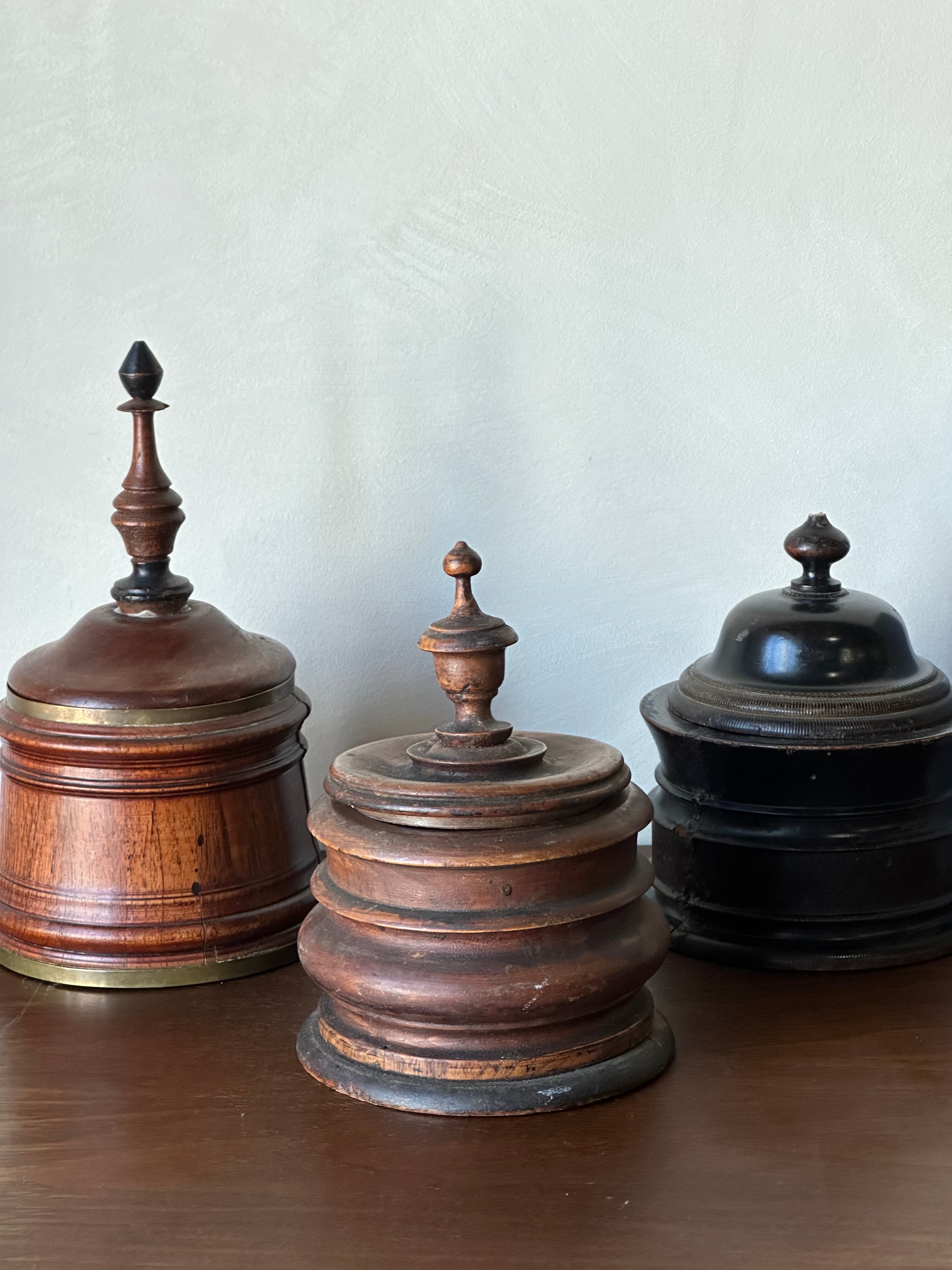 19th c Dutch Tobacco Jars, Individual