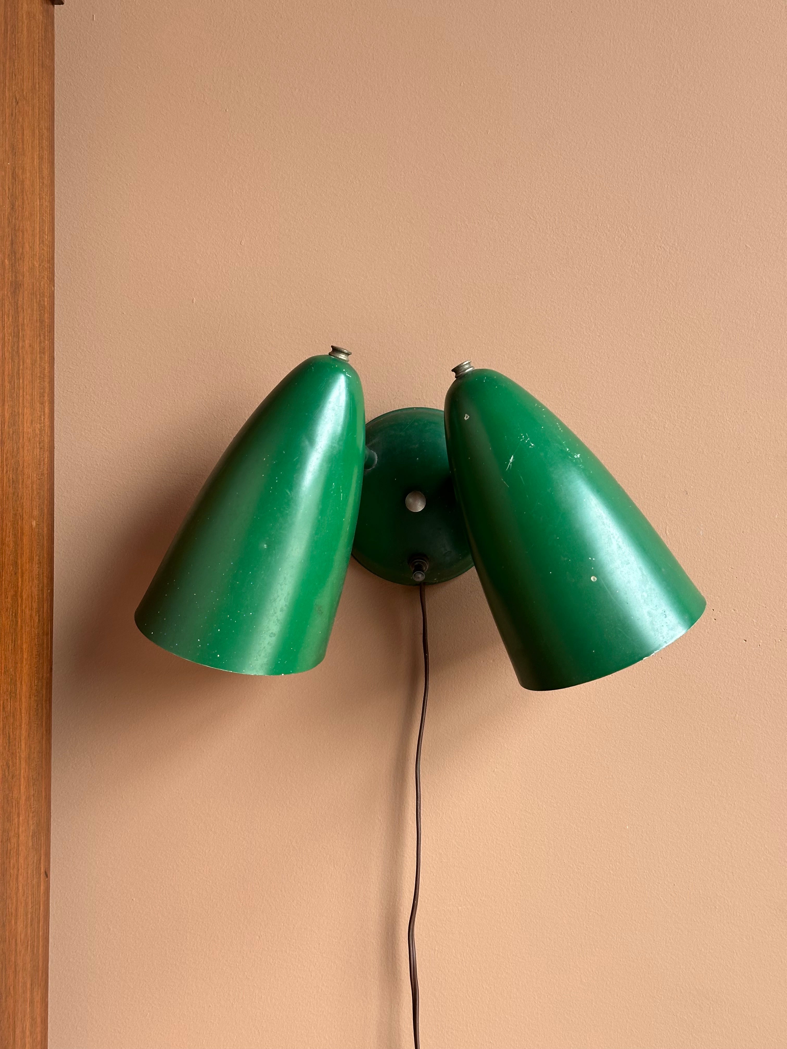 Italian Mid-Century Double Head Lamp