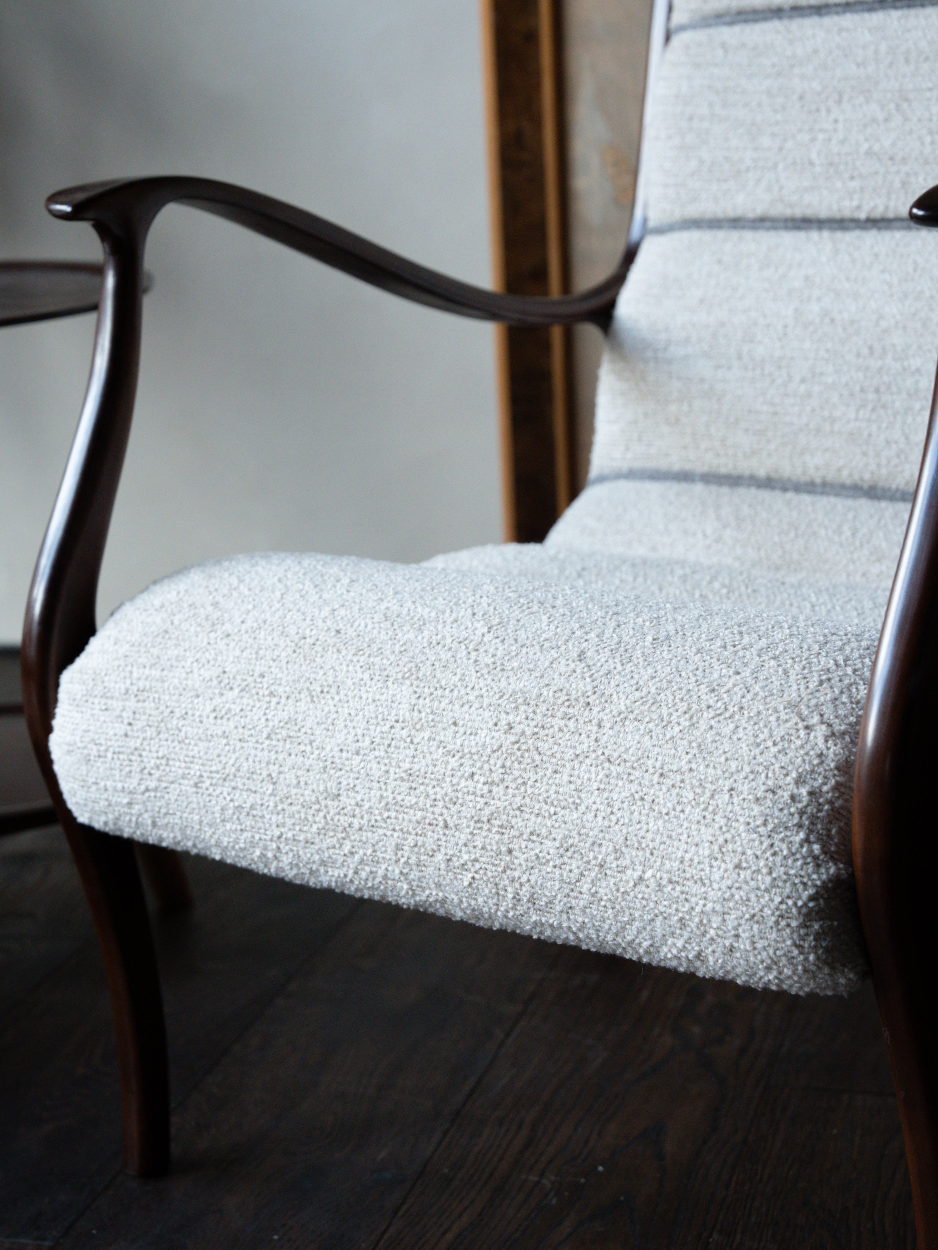 Pair of Mitzi Armchairs by Ezio Longhi for Elam