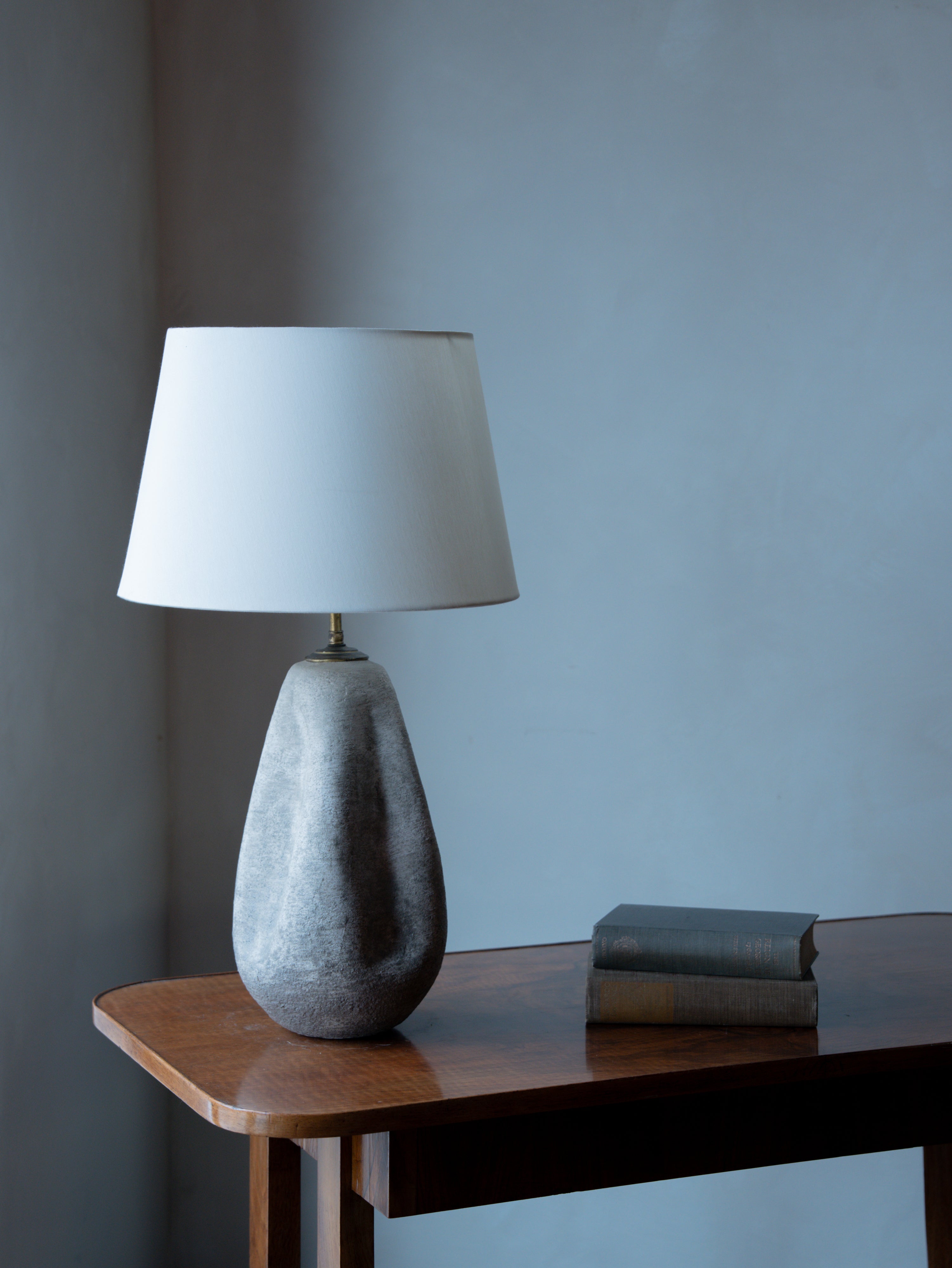 Handmade Ceramic Table Lamp, c.1950