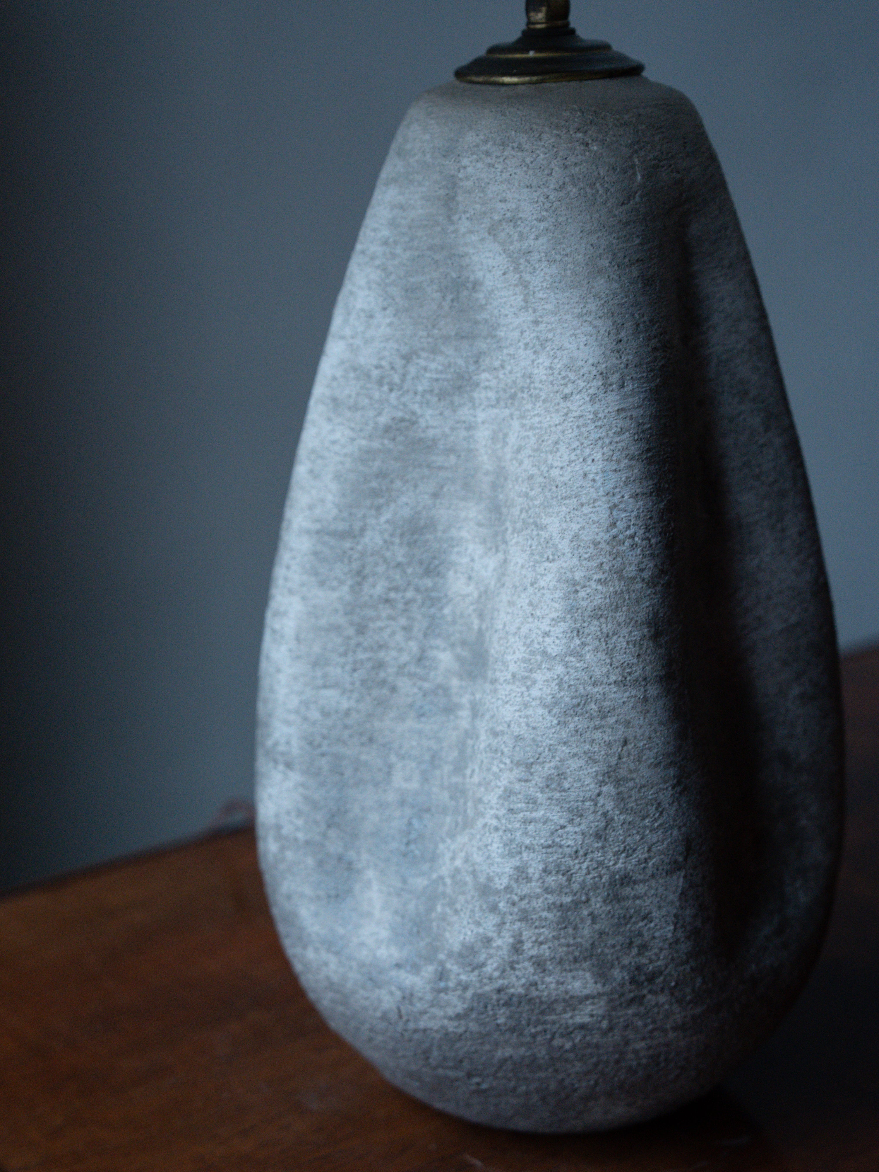 Handmade Ceramic Table Lamp, c.1950