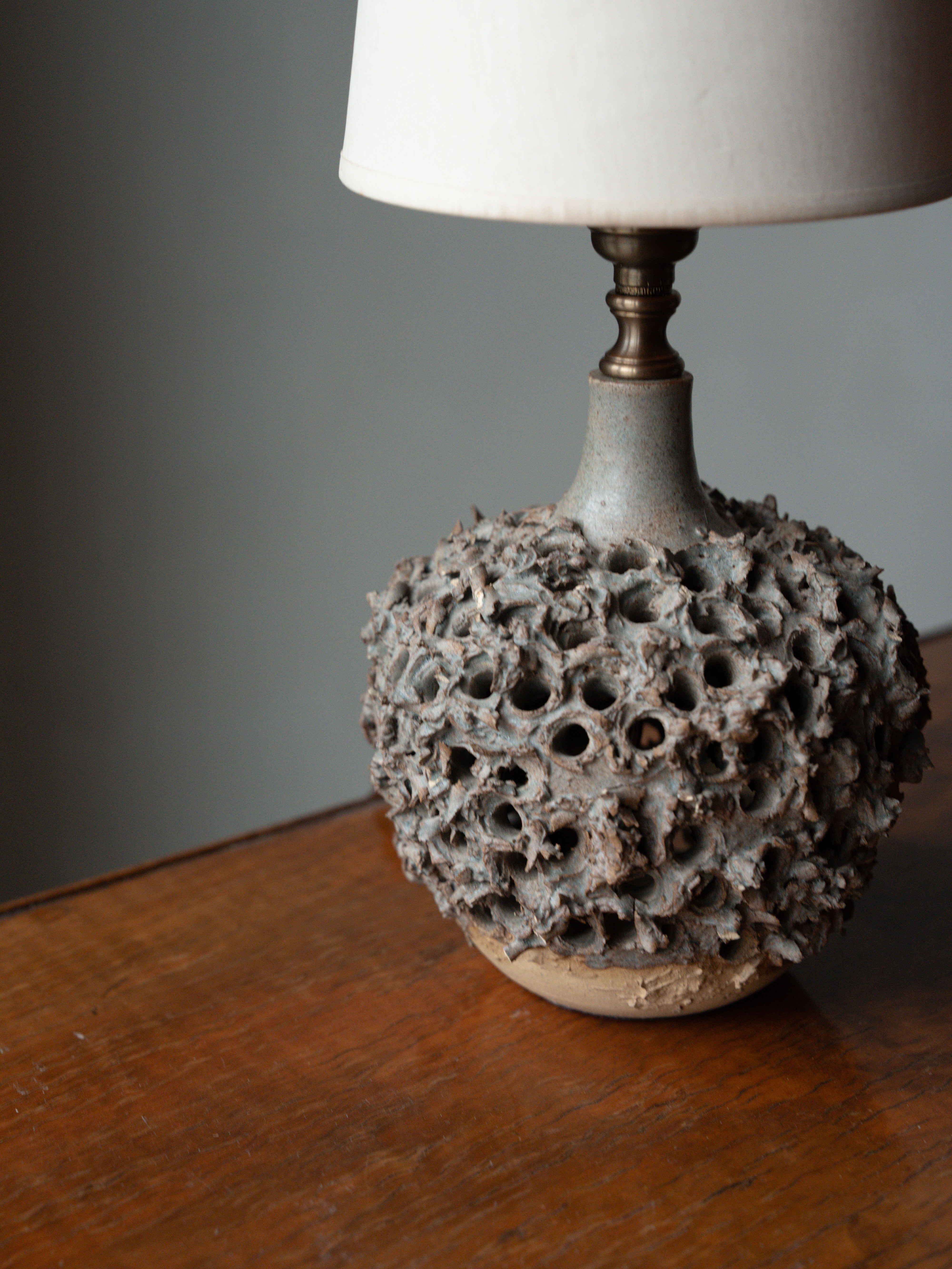 Ceramic Table Lamp by Bodil Marie Nielsen, c. 1970