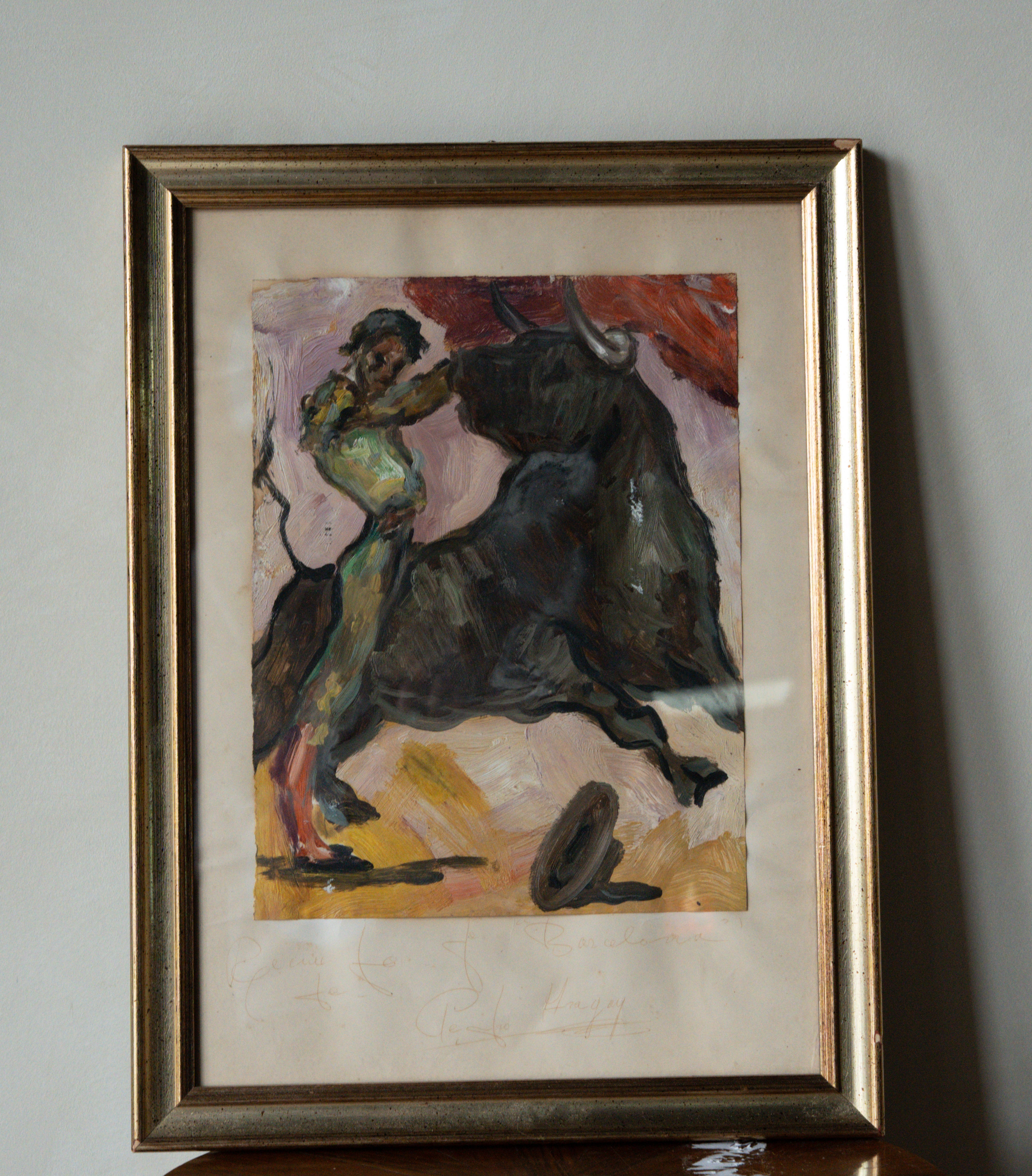 Recuerdo de Barcelona Oil Painting