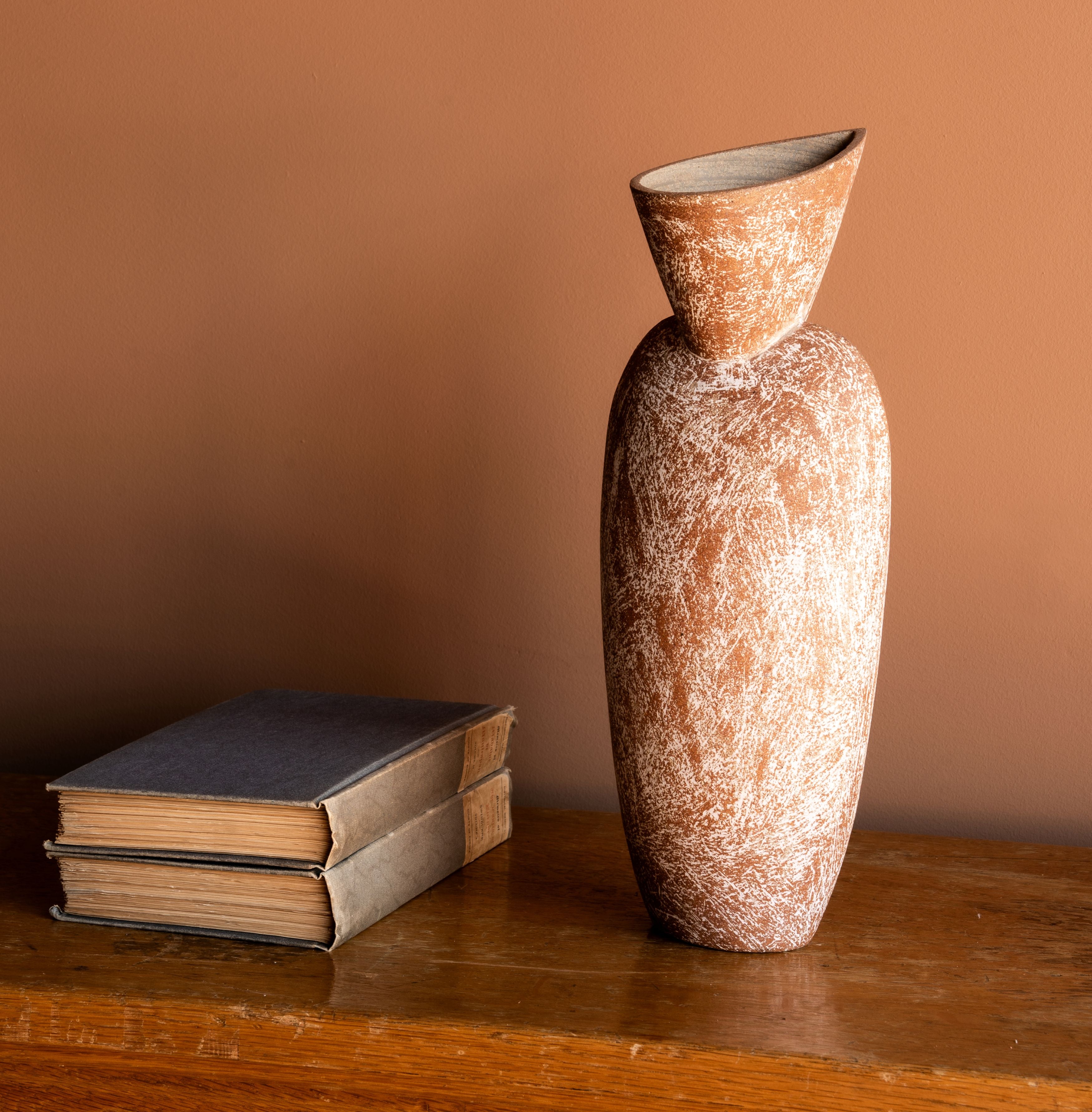 Parisian Asymmetrical Ceramic Vase