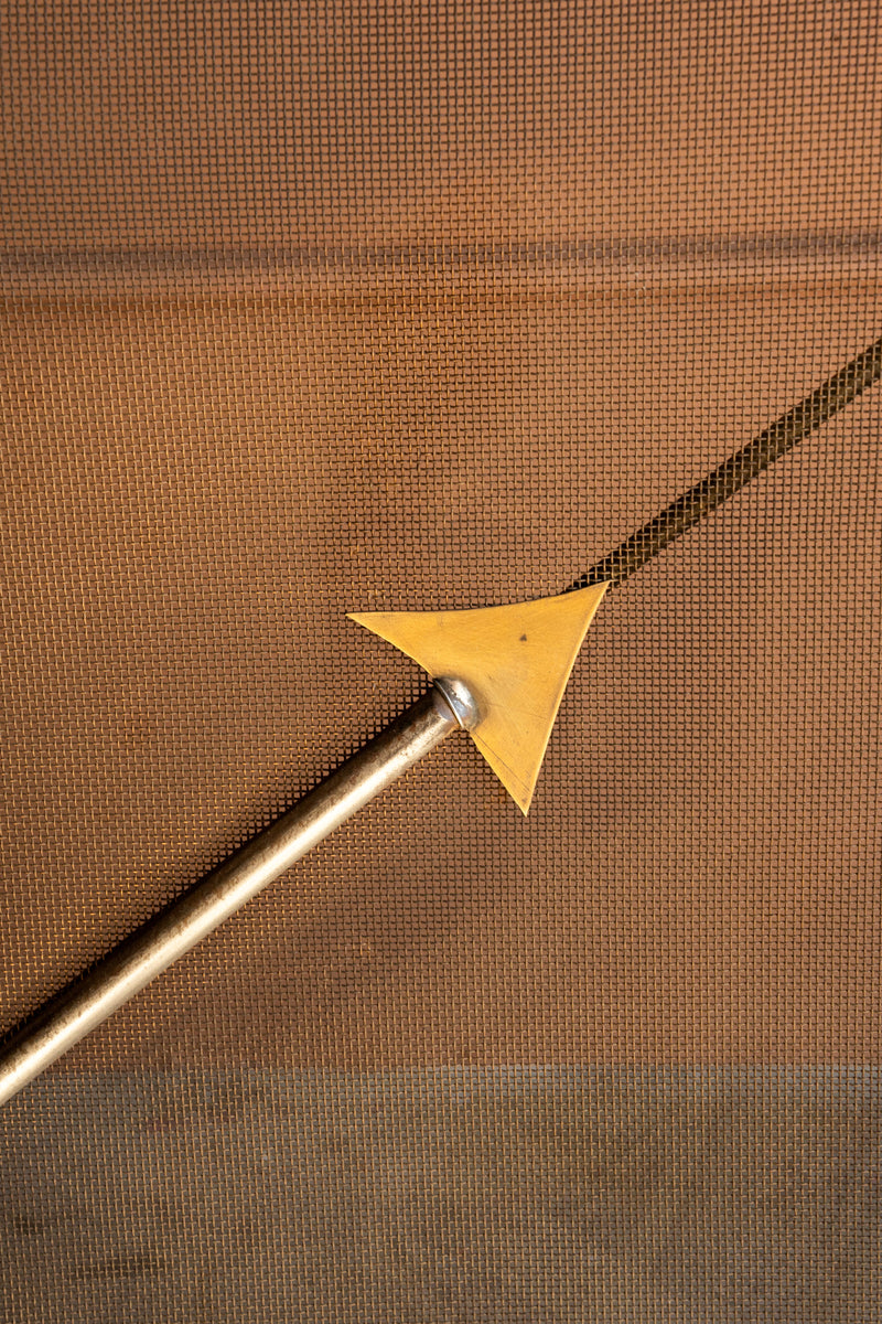 Antique Art Deco Fireplace Screen