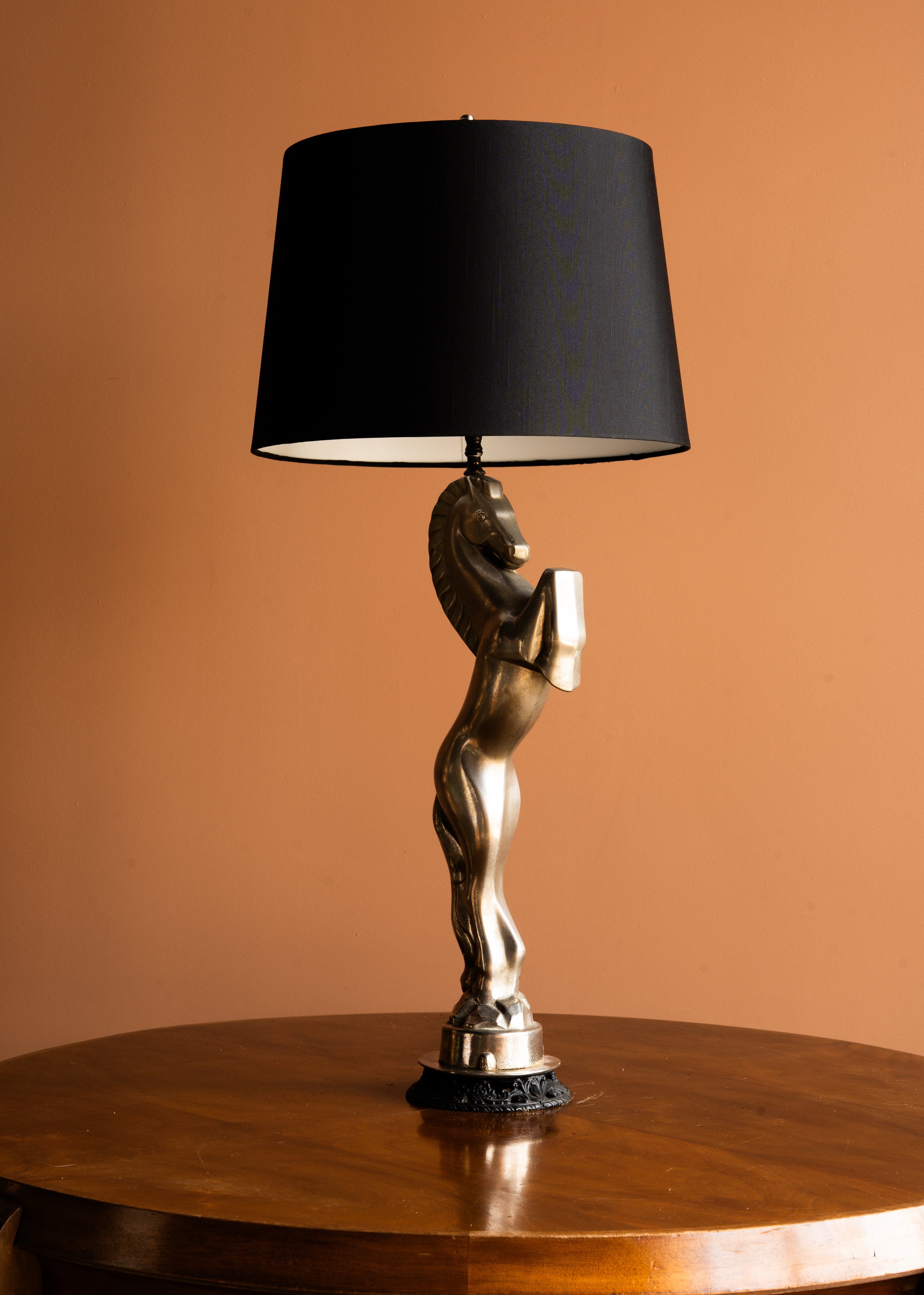 Art Deco Horse Lamp