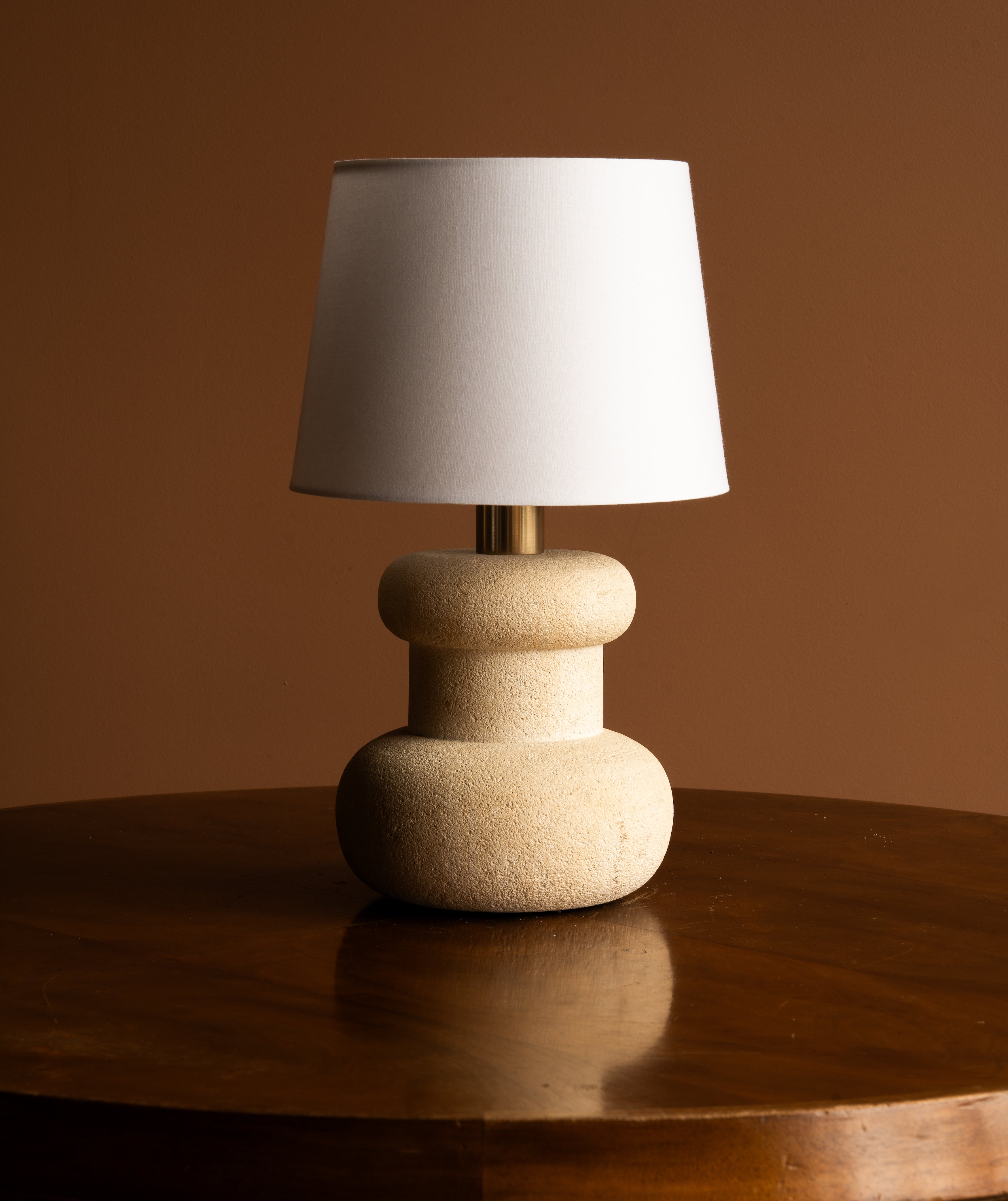 Early 20th Century Limestone Table Lamp