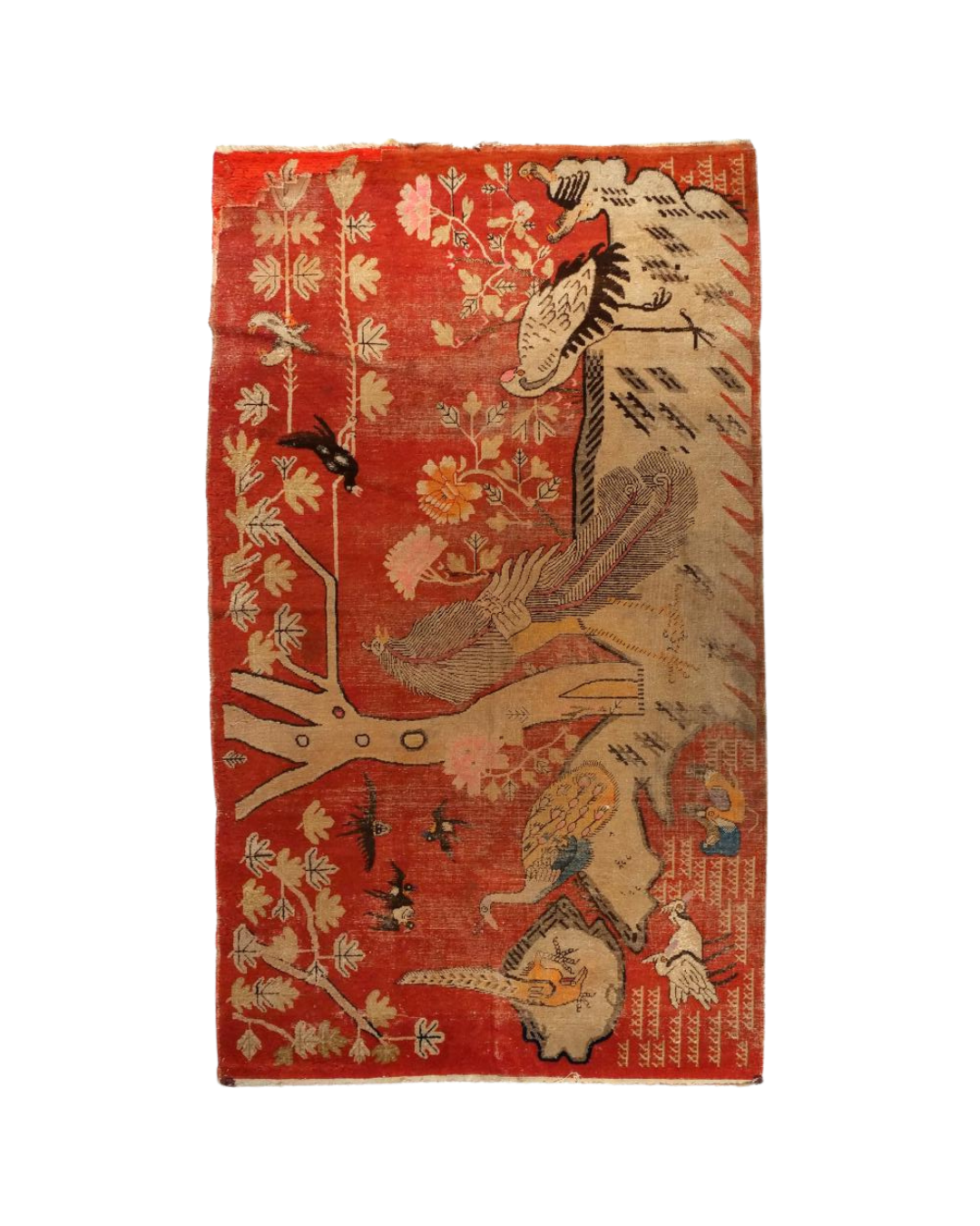 Antique Uzbek Khotan Samarkand Rug