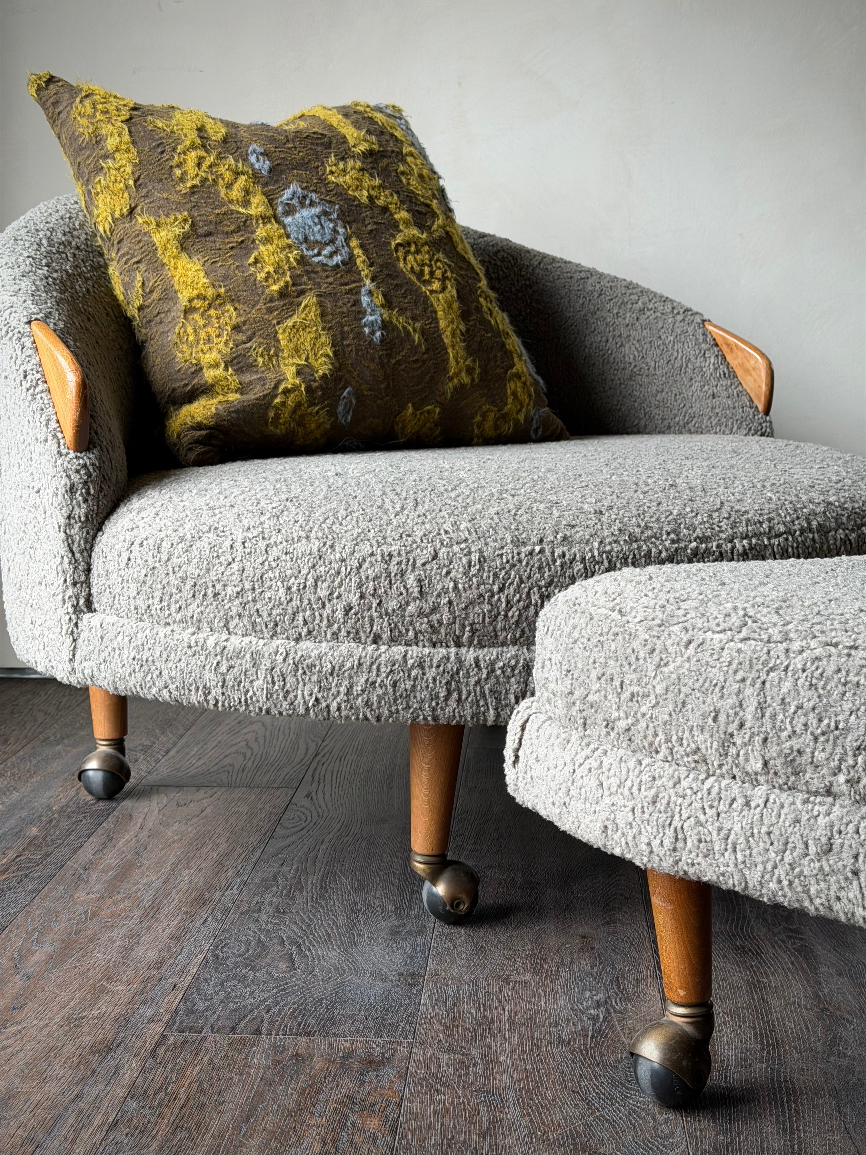 Adrian Pearsall "Havana" Lounge Chair & Ottoman, c. 1960s