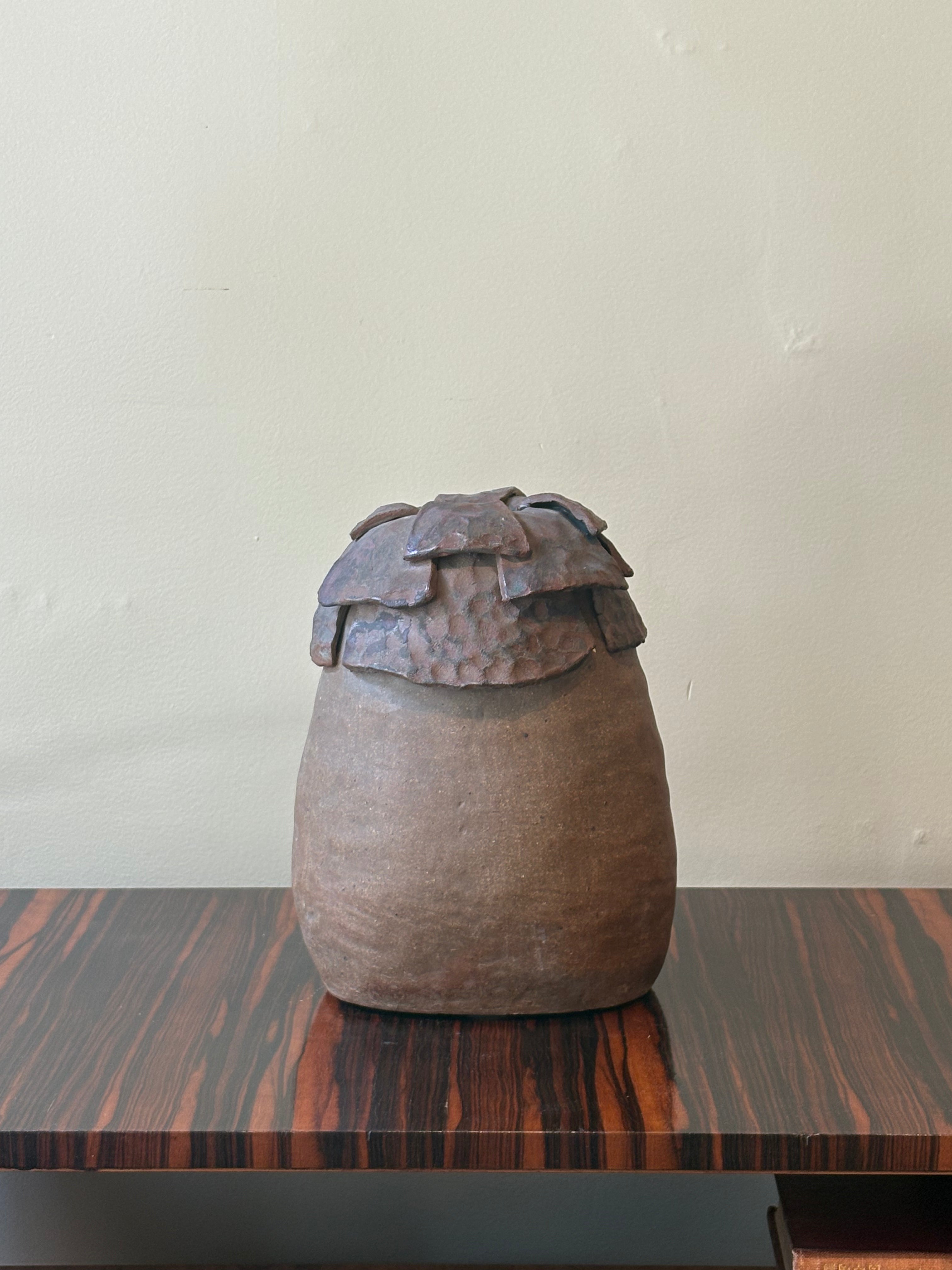 Sculpted Brutalist Vase