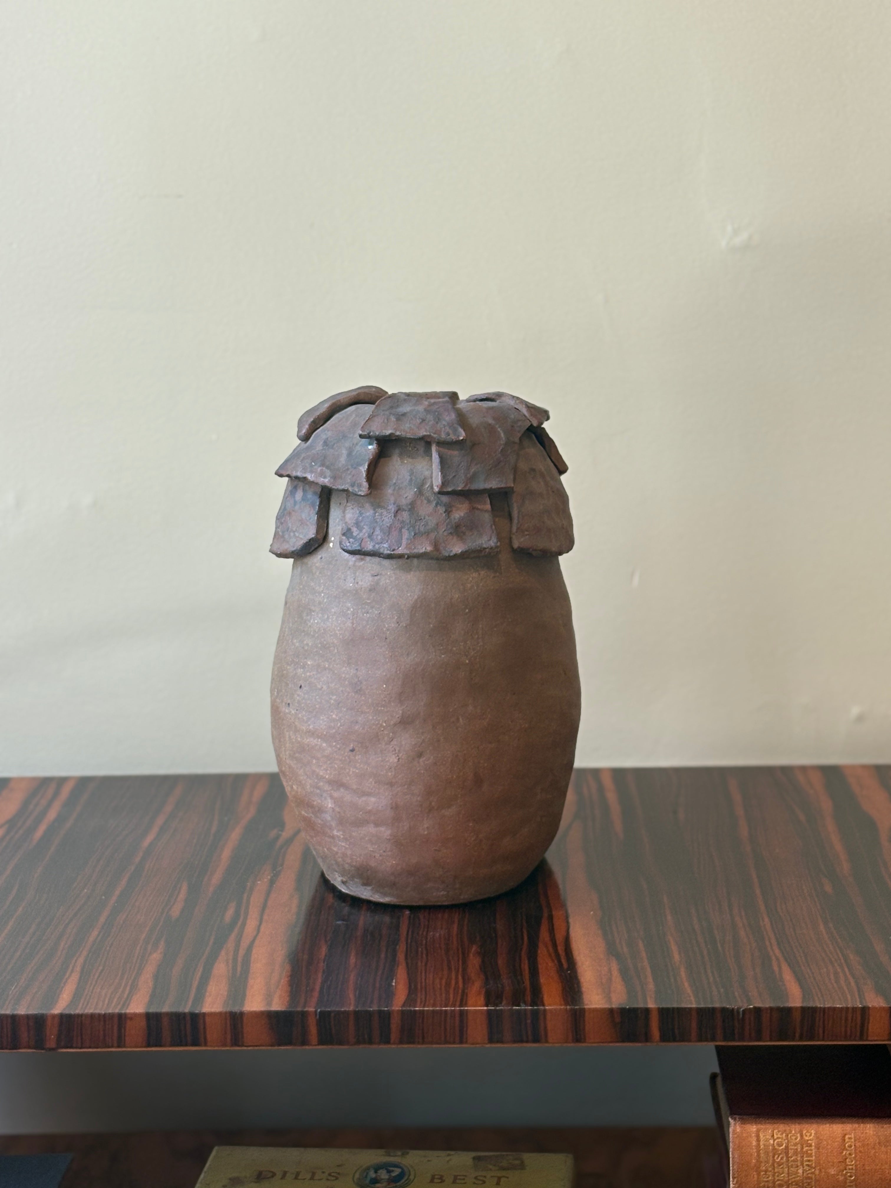 Sculpted Brutalist Vase