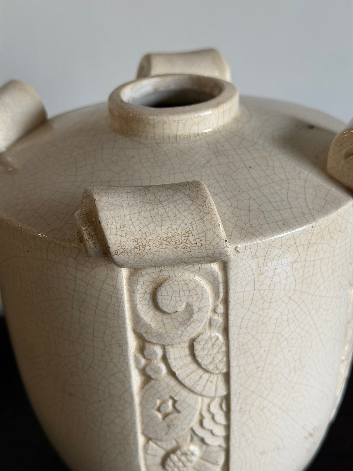 Art Deco Cream Vase