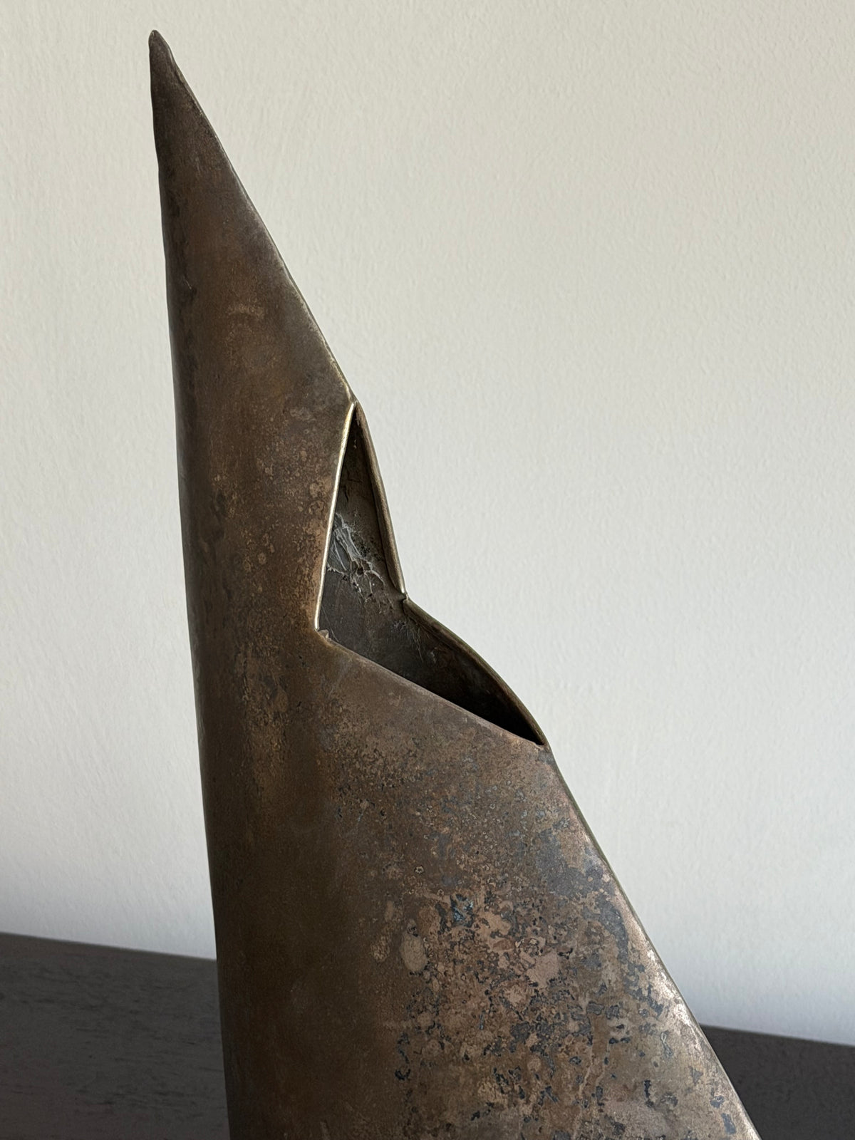 Vintage French Geometric Metal Object