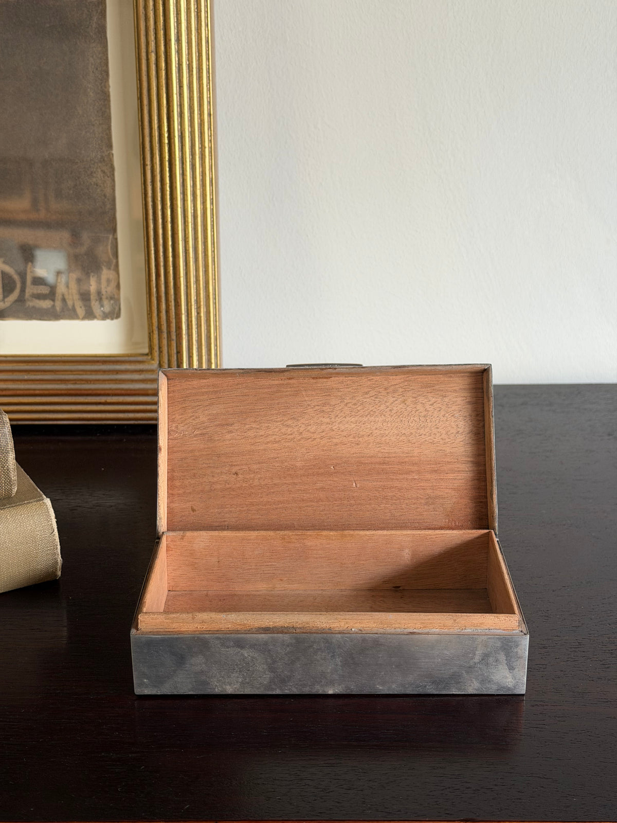 Silver and Wood Box