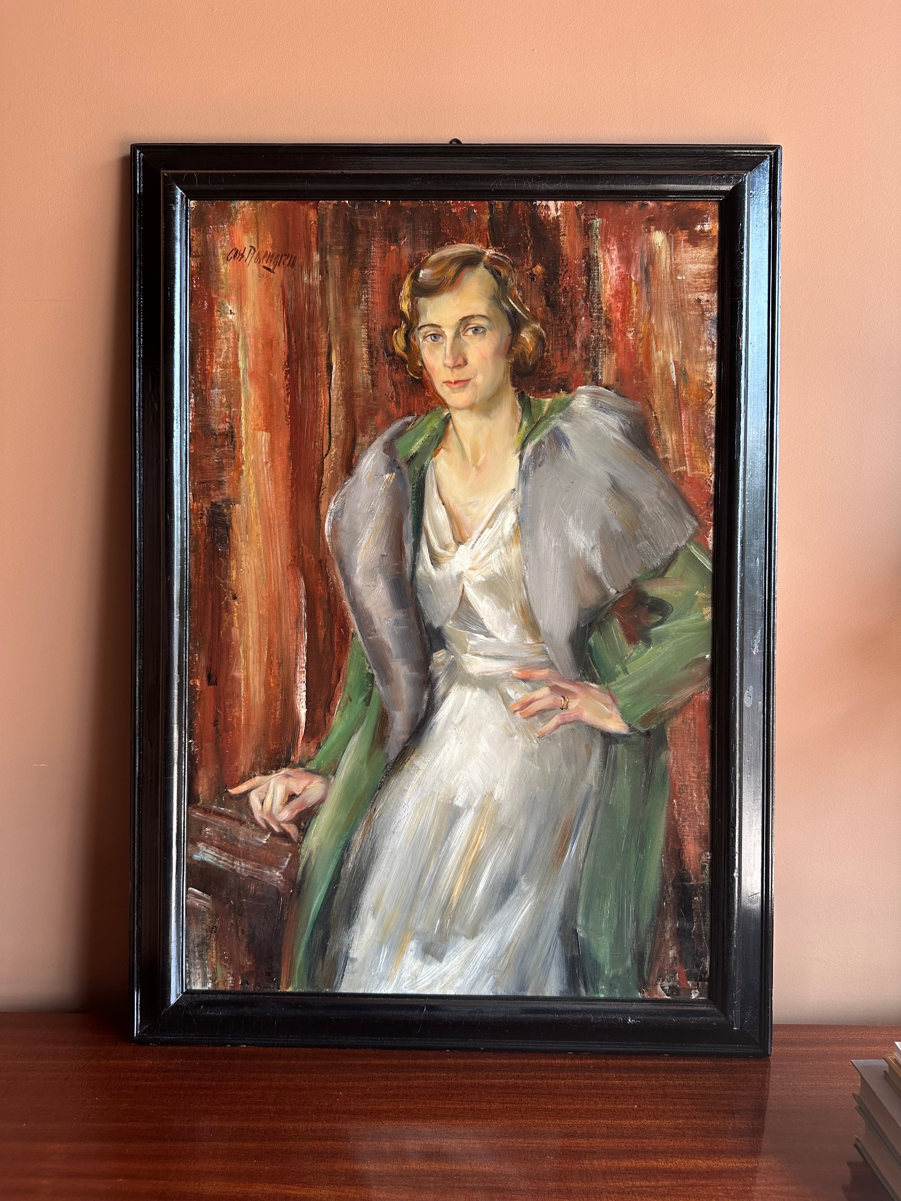 Italian Oil Portrait, c. 1930