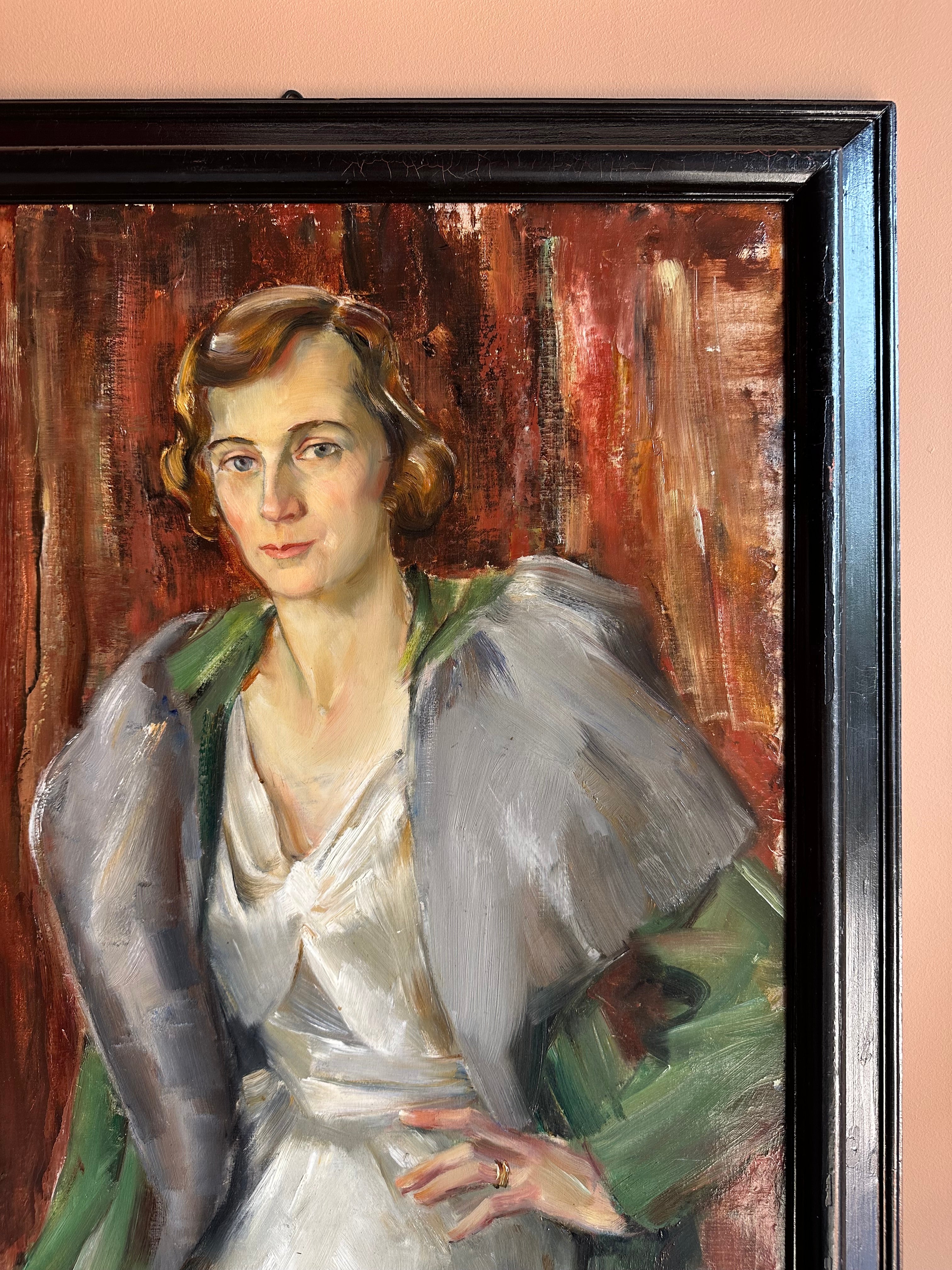 Italian Oil Portrait, c. 1930