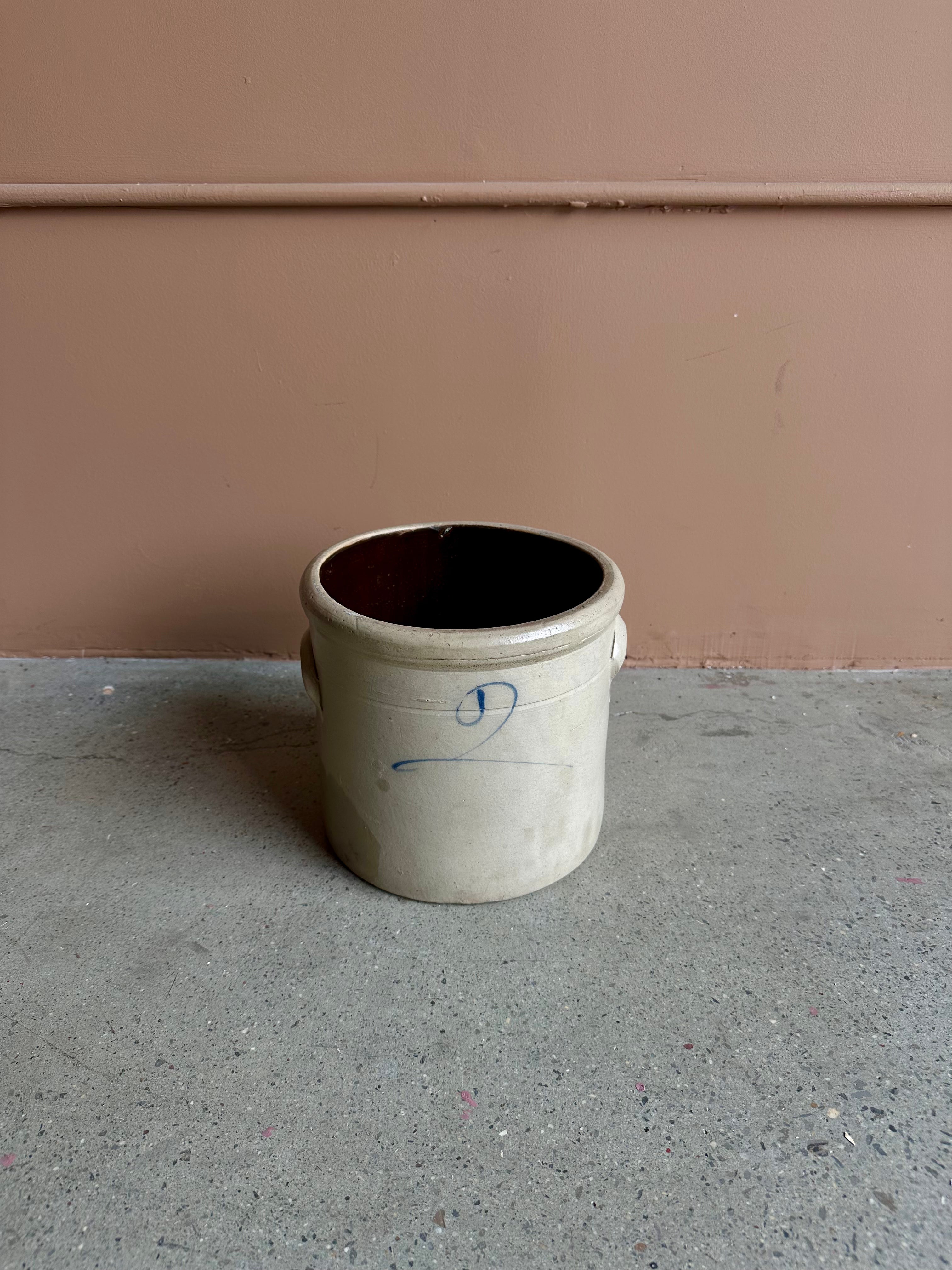 Large Antique Stoneware Crock