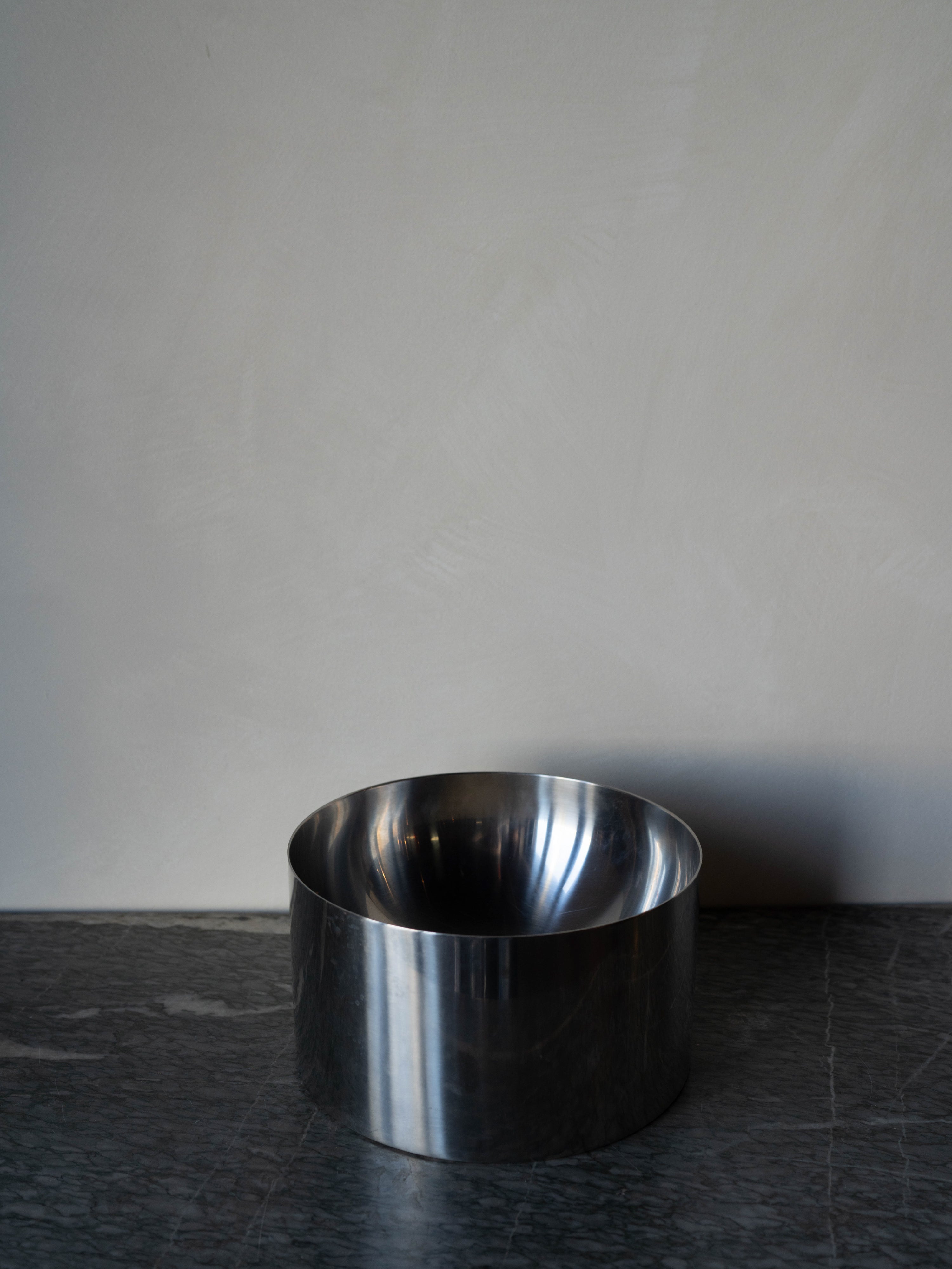 Vintage Chrome Arne Jacobsen for Stelton Bowl