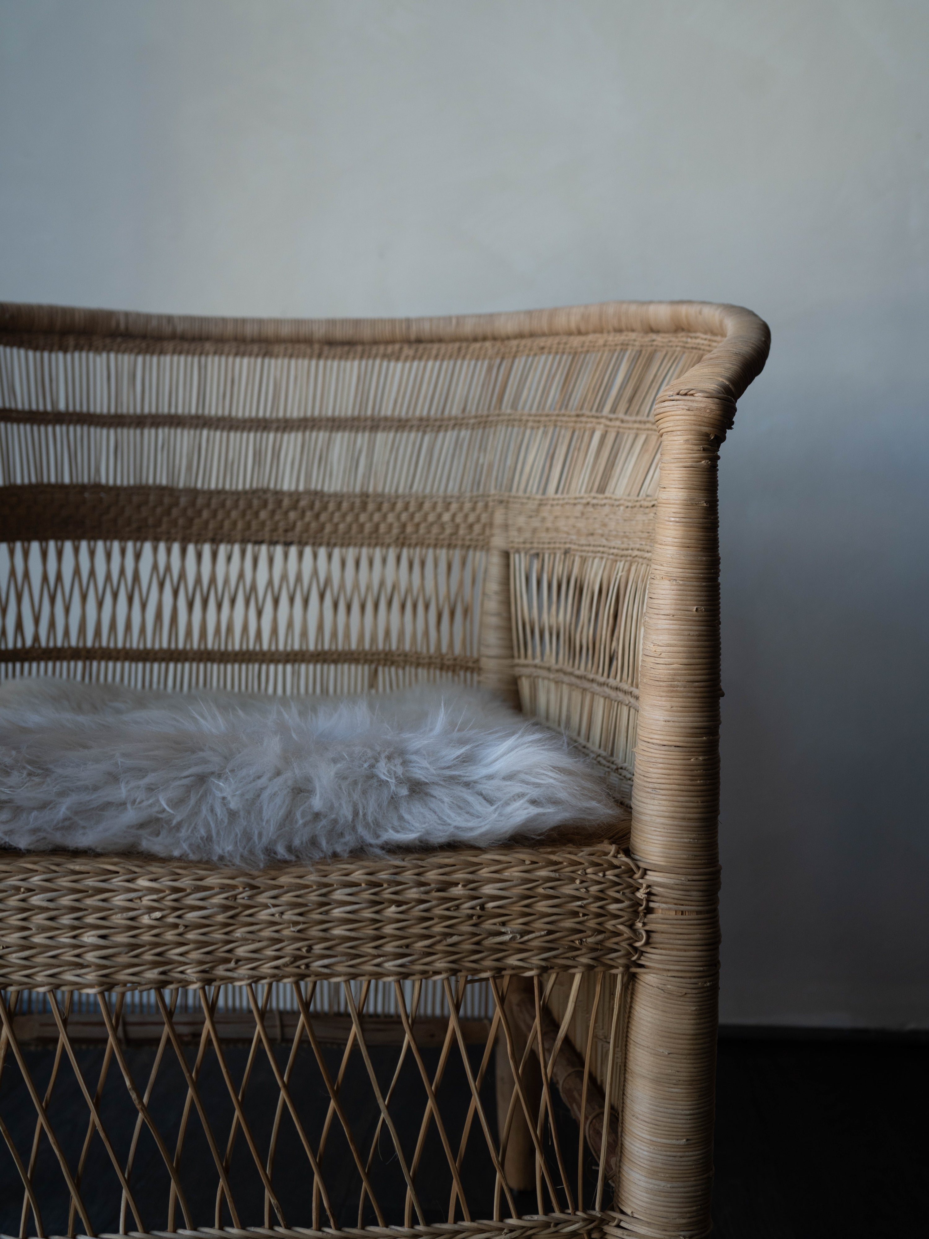 Malani Chair with Sheepskin Cushion