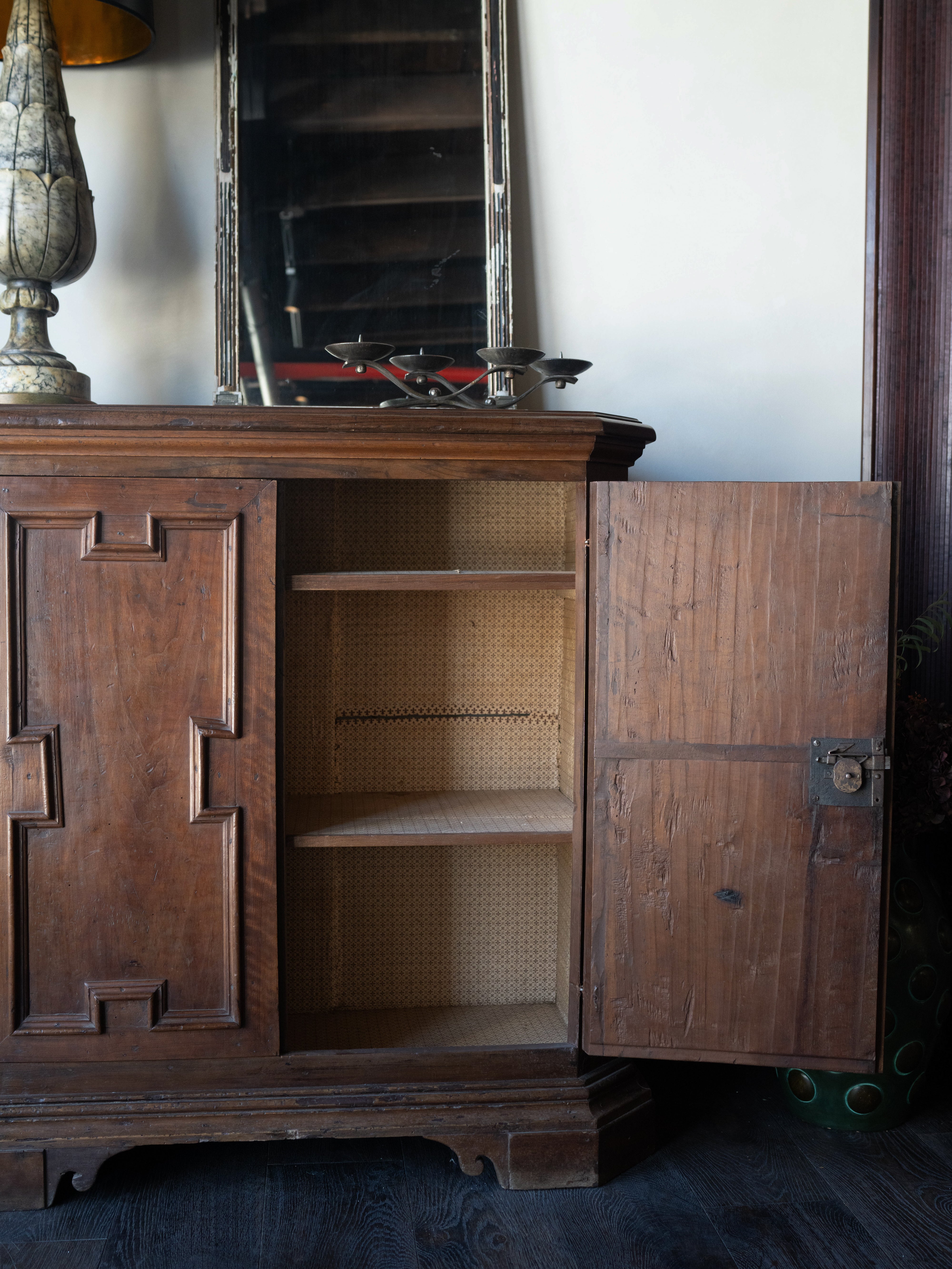Continental Paneled Cabinet, 19th Century