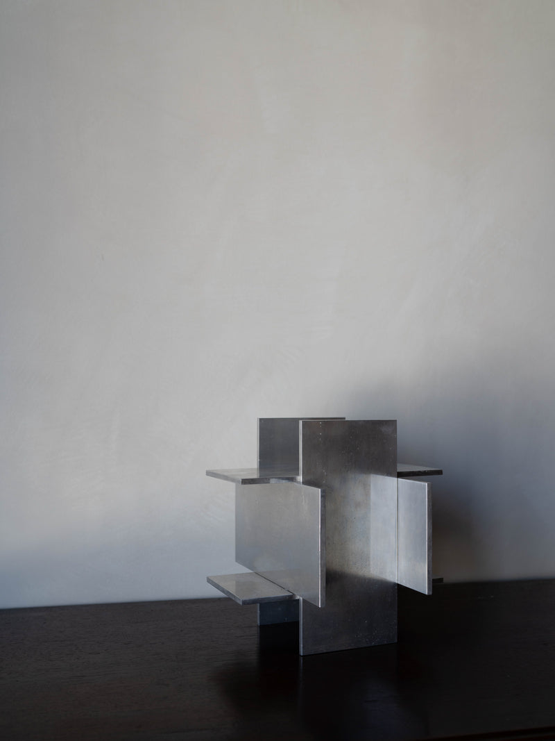 Mid-Century Modern Aluminum Table Sculpture, 1960s