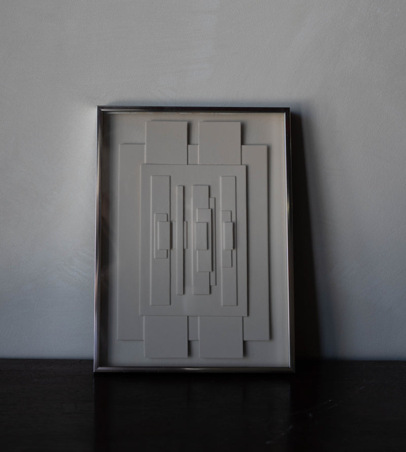 Small Burton Wasserman Dimensional Layered Art