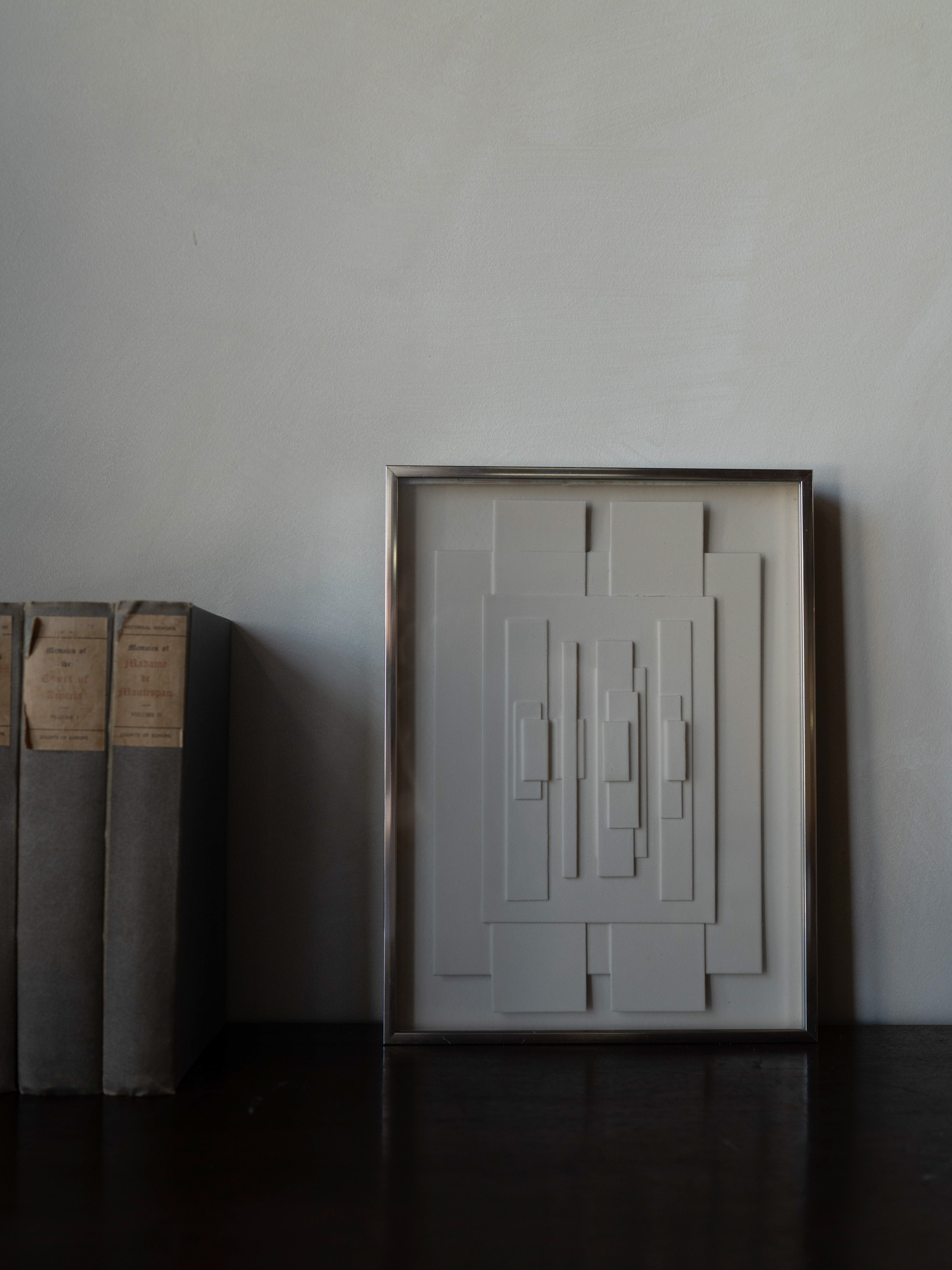 Small Burton Wasserman Dimensional Layered Art