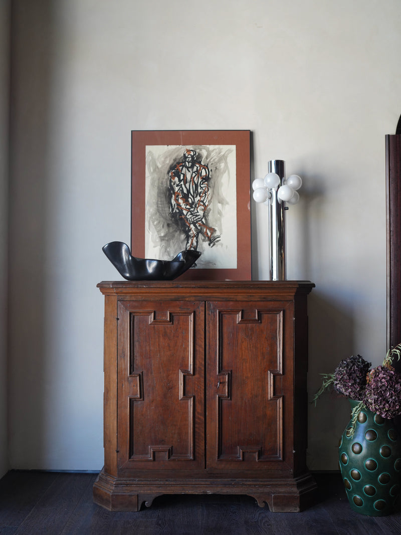 Robert Sonneman Attributed Column Table Lamp