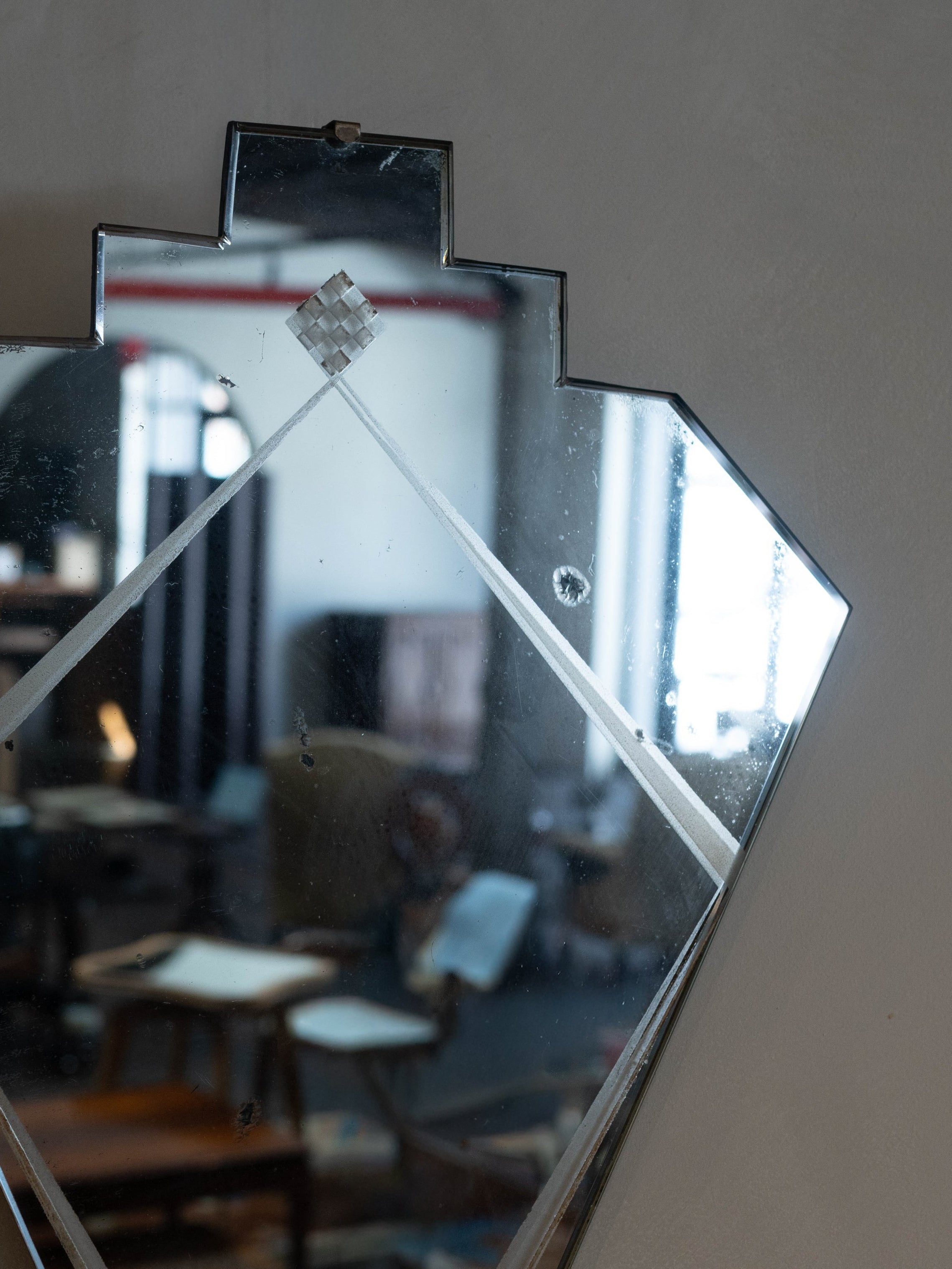 Vintage Art Deco Mirror