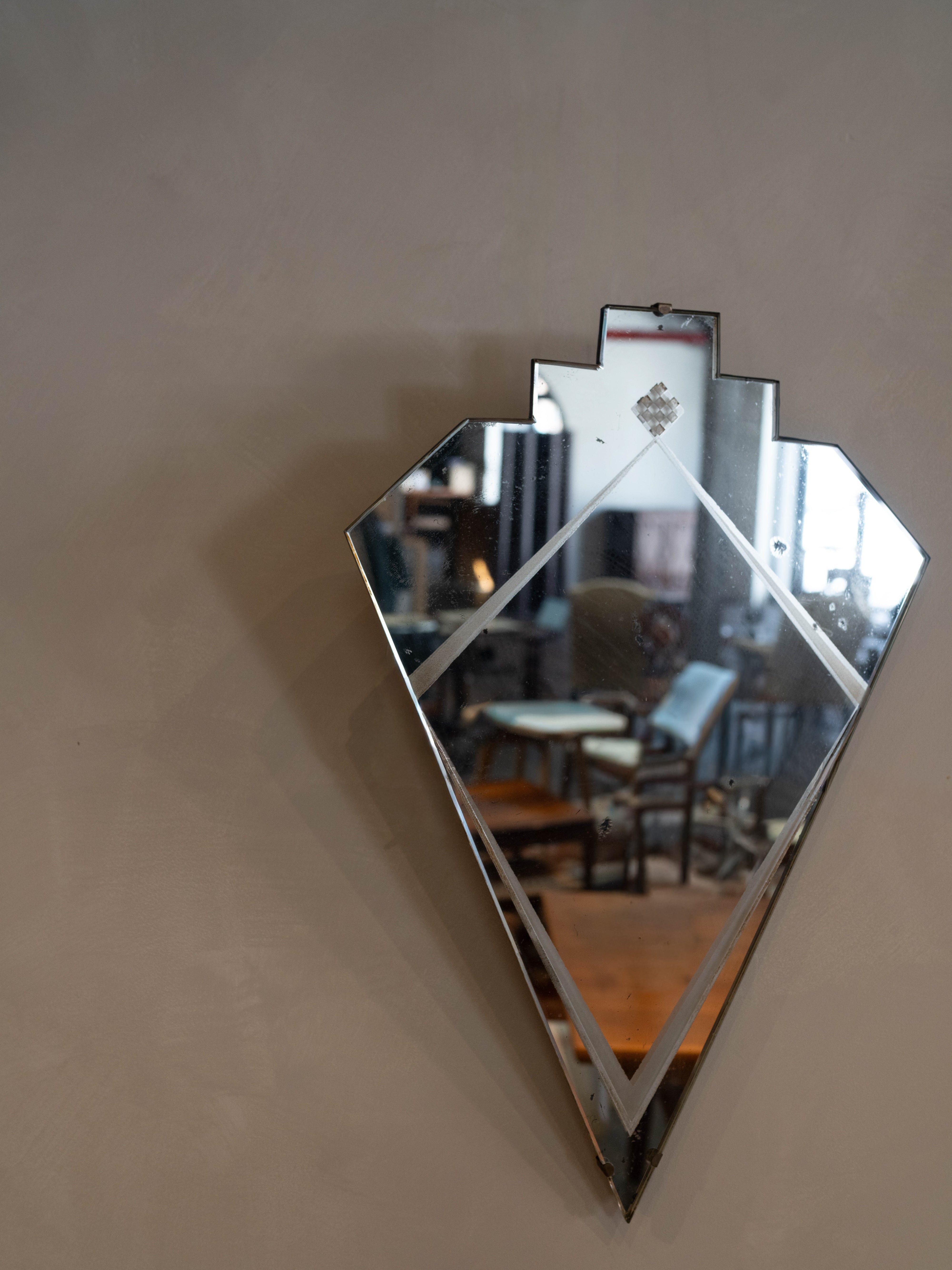 Vintage Art Deco Mirror