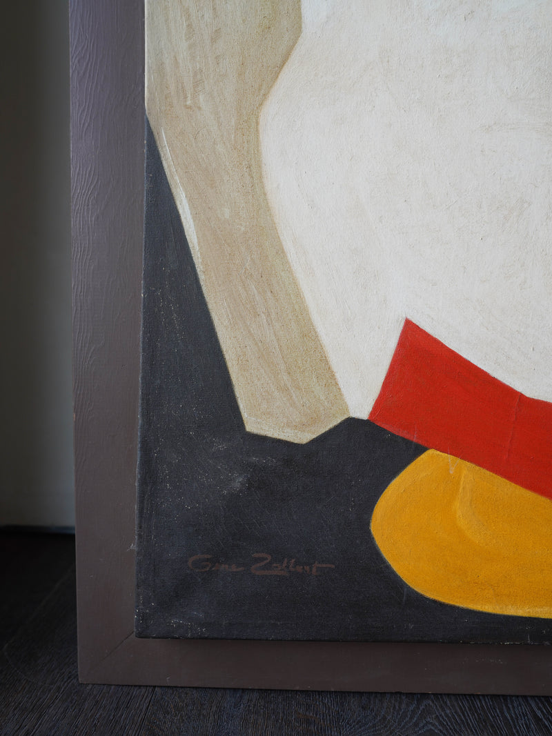 Large Modernist Figural Painting “Out of Body Experience” by Gene Zolbert