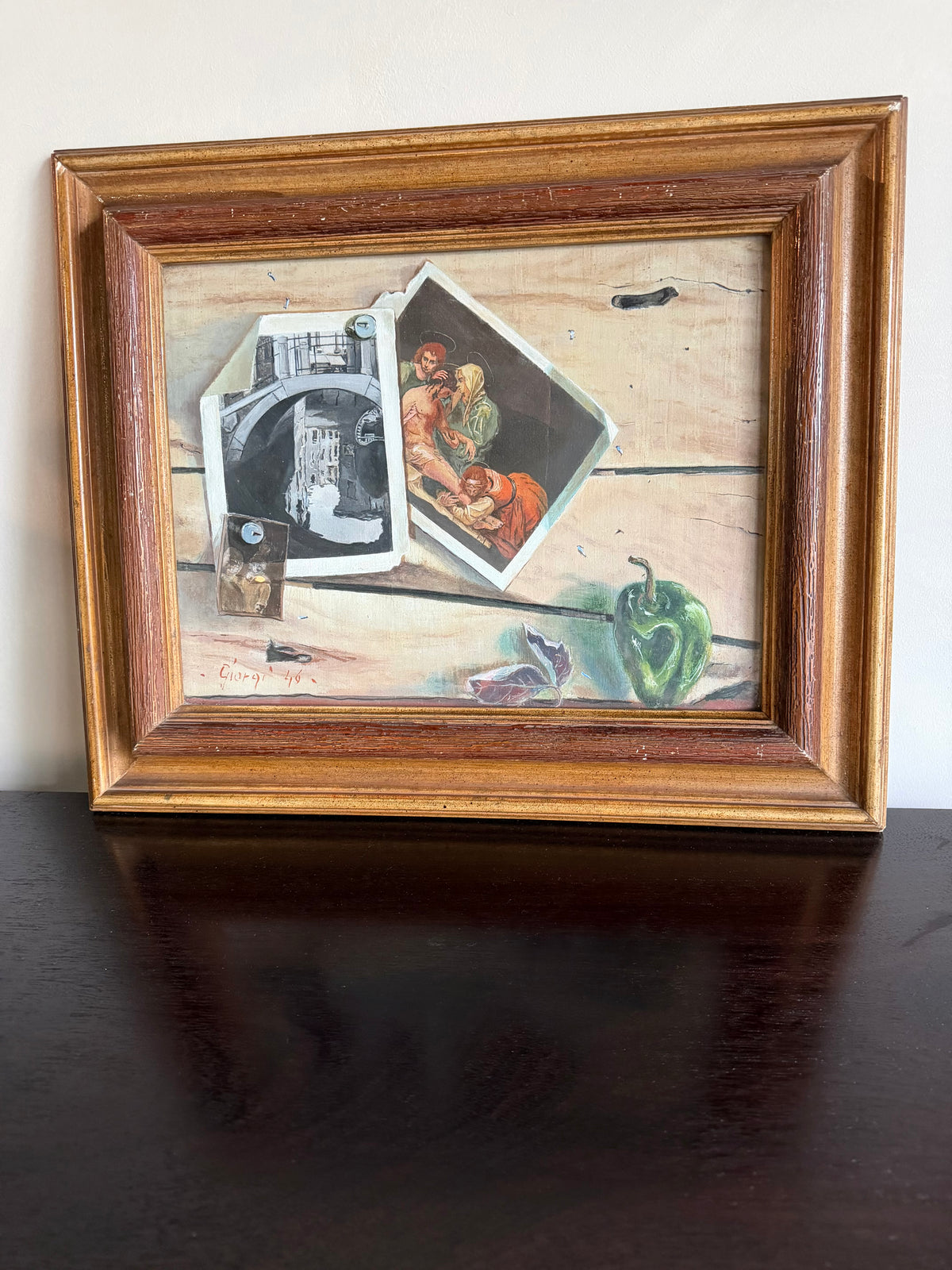 Italian Trompe L’Oeil Still Life Painting