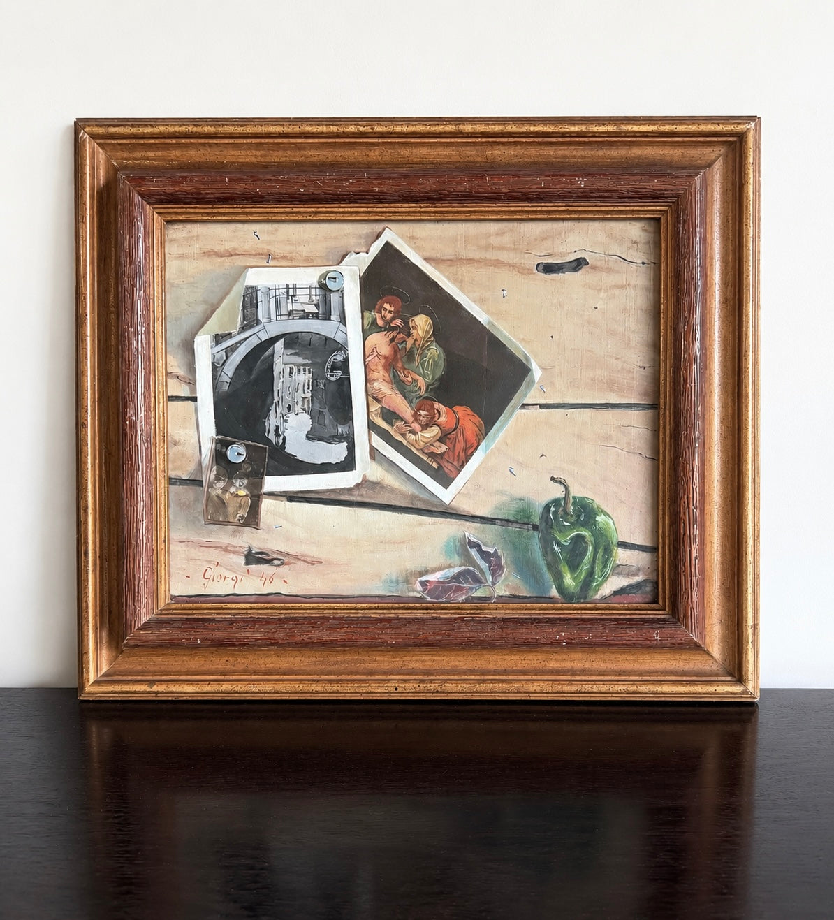 Italian Trompe L’Oeil Still Life Painting