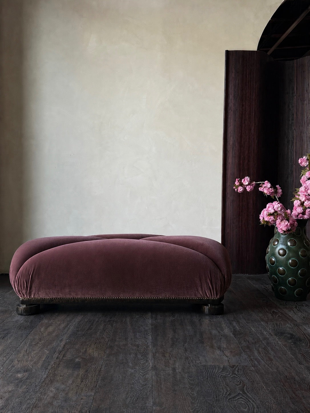 Large Upholstered Ottoman