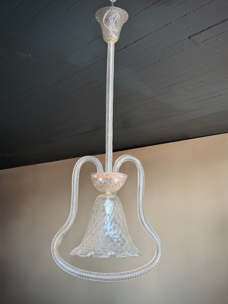 Italian Murano Glass Chandelier by Barovier & Toso c. 1950