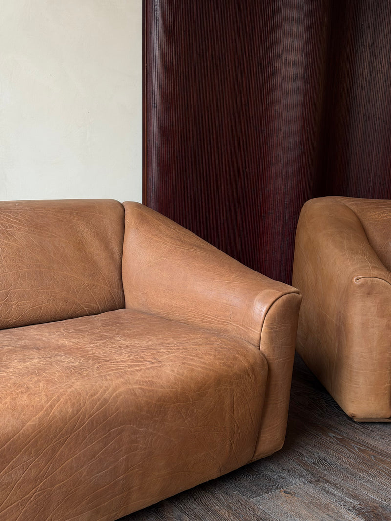 De Sede DS 47 Leather Loveseat