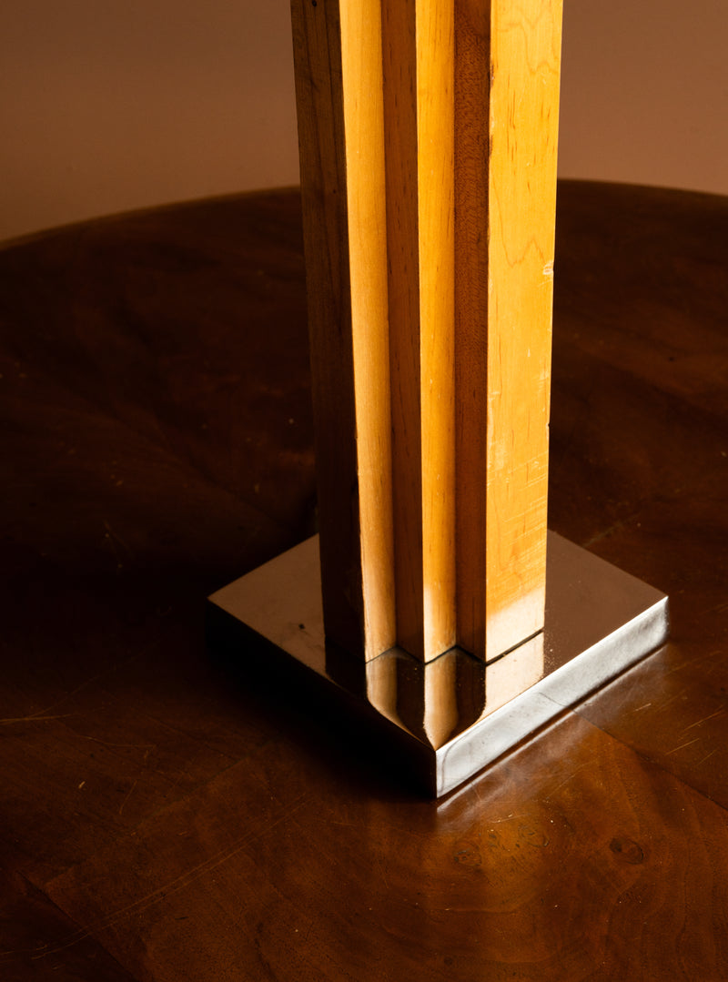 Art Deco Maple Table Lamp
