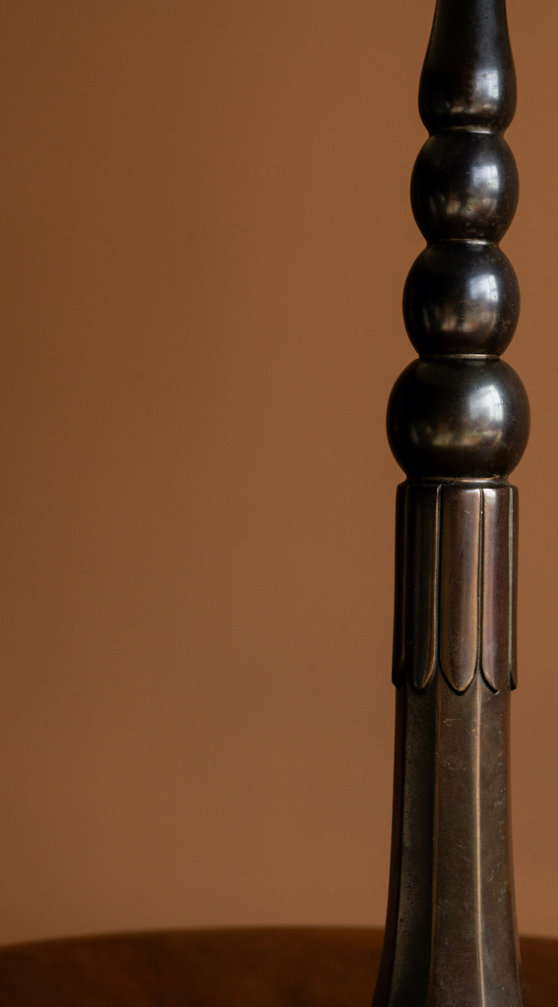 Art Deco Style Bronze Table Lamp