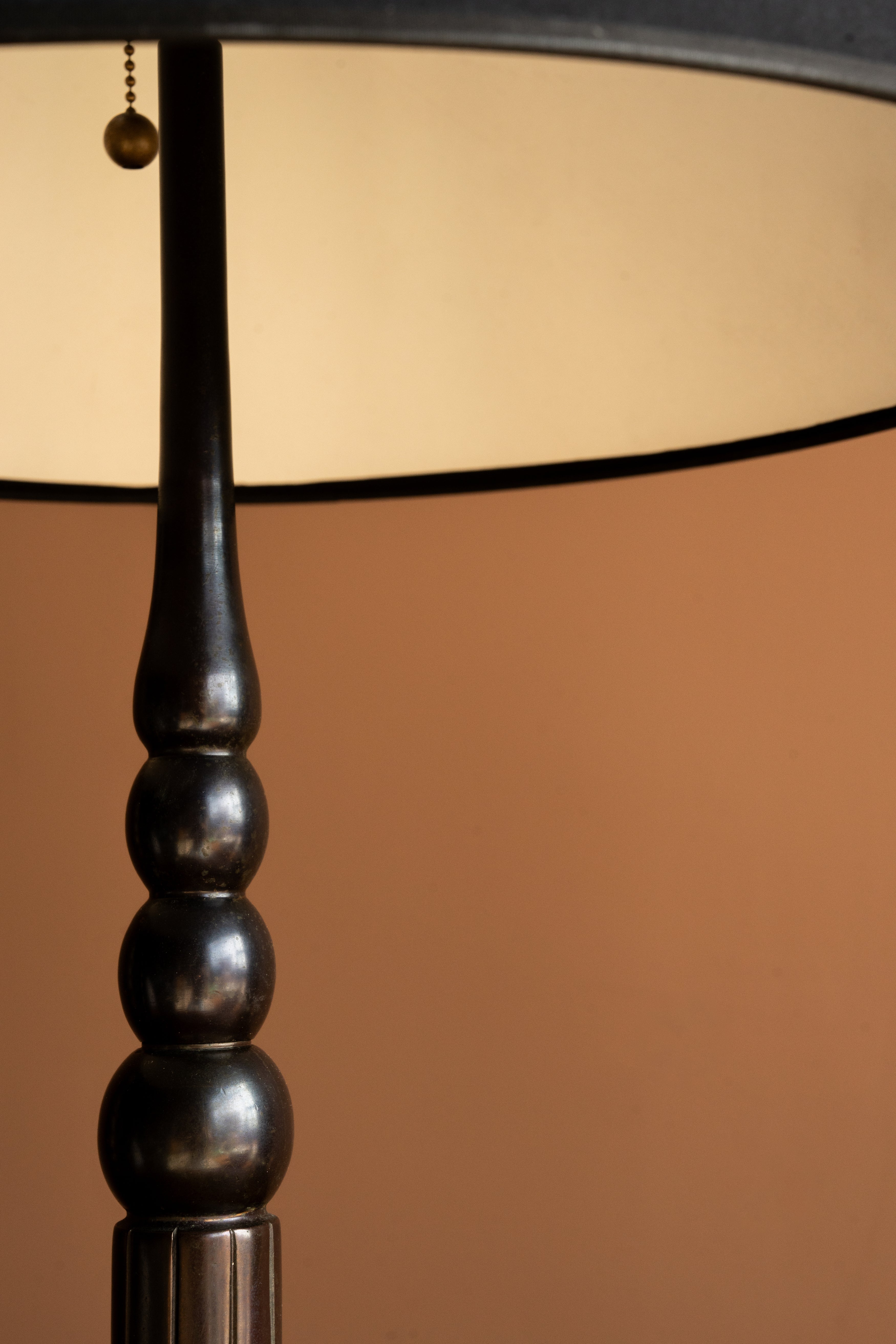 Art Deco Style Bronze Table Lamp