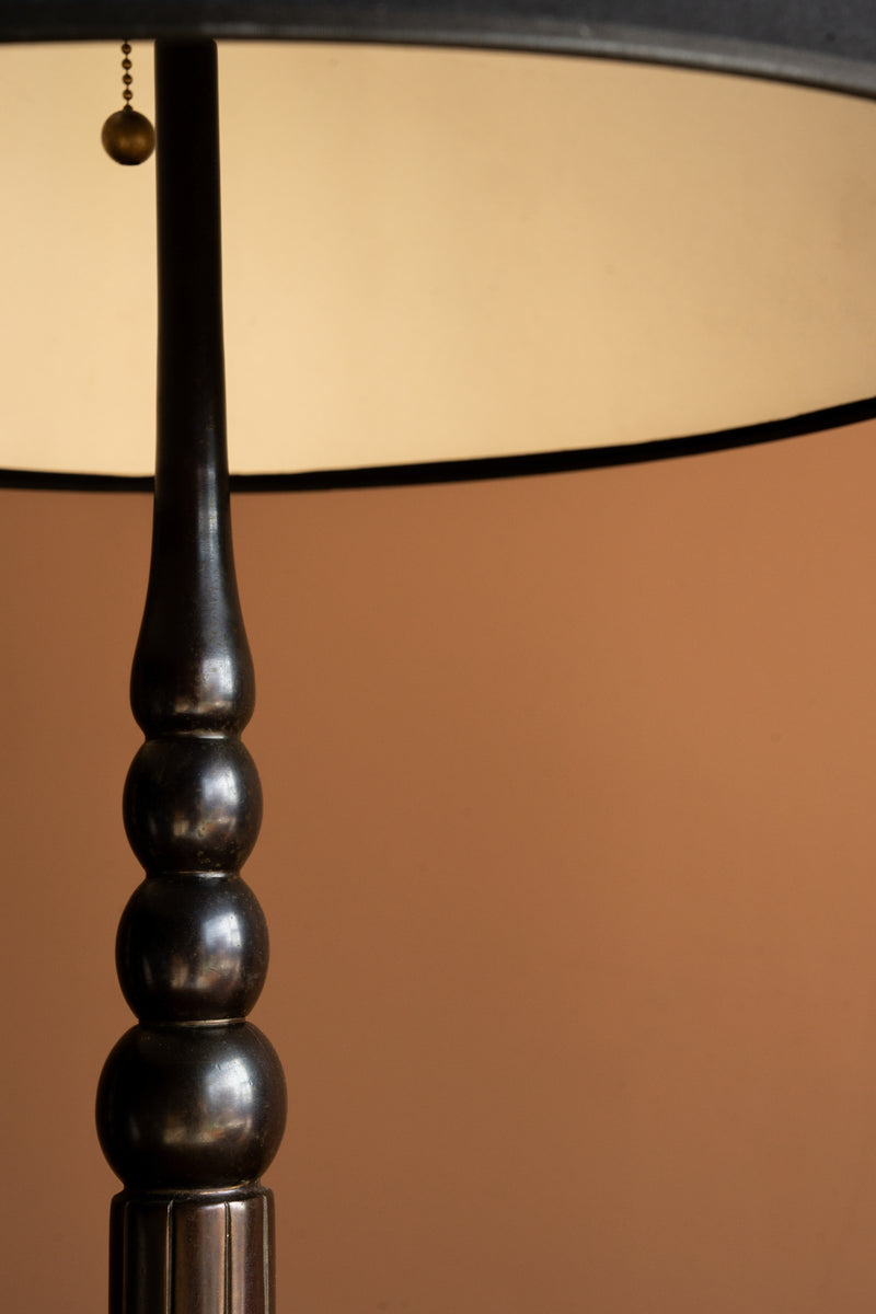 Art Deco Style Bronze Table Lamp