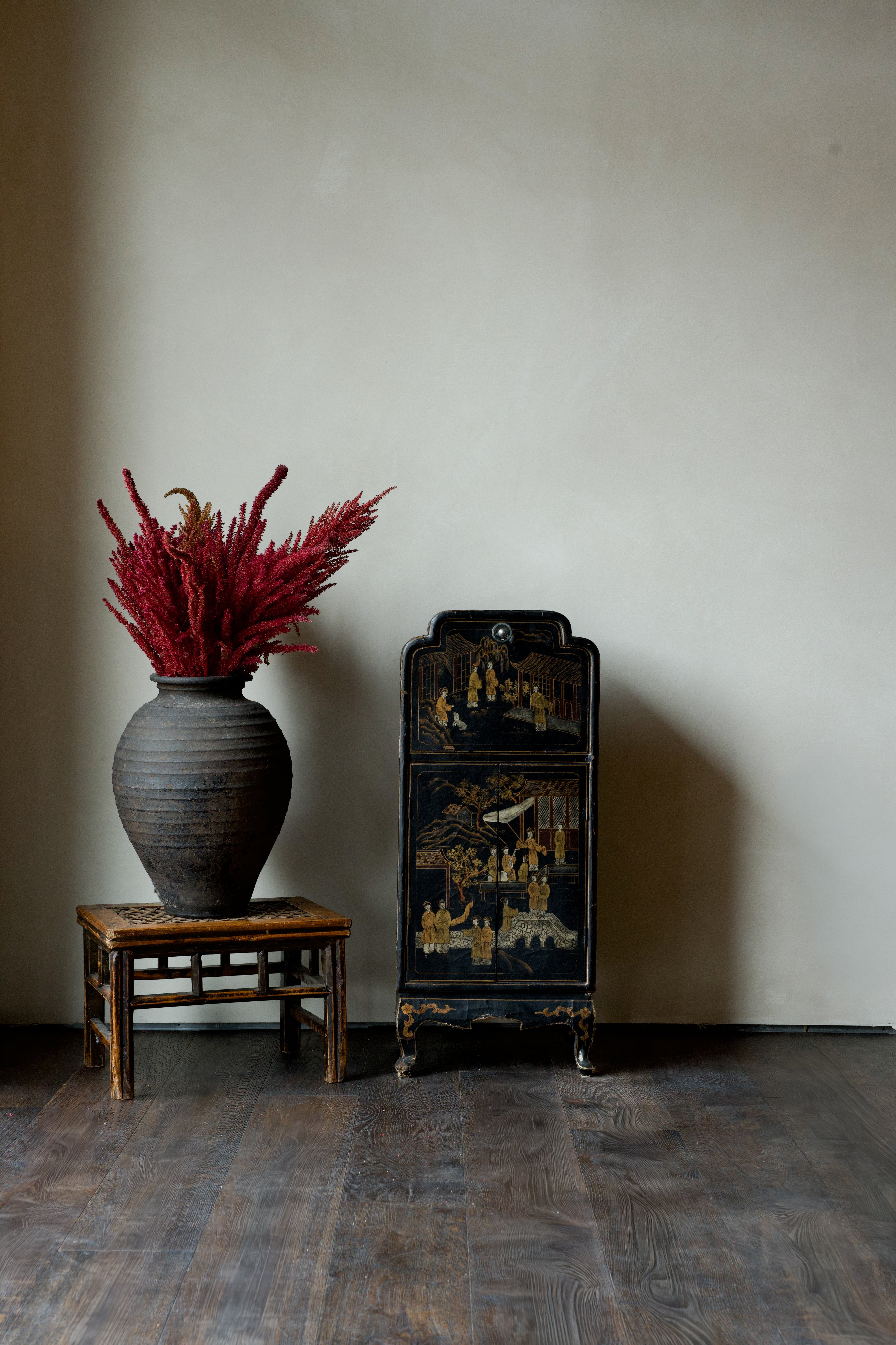 19th Century Chinese Lacquer Cabinet
