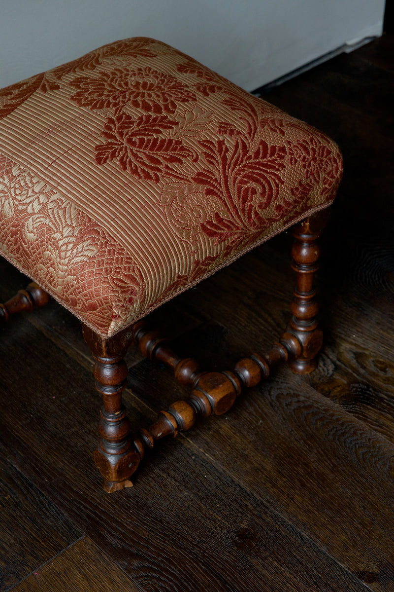 Antique Turned Leg Stool