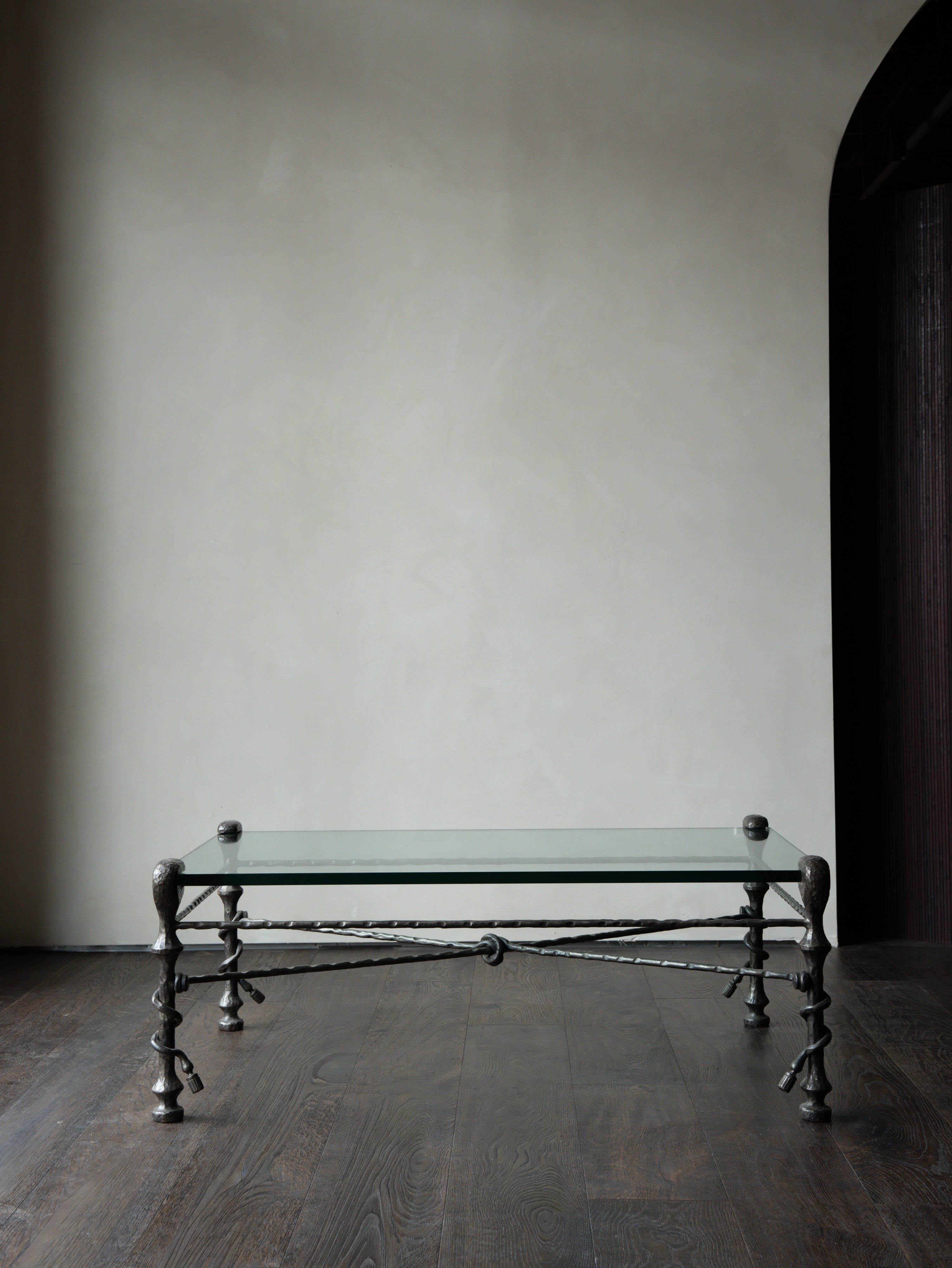 Iron Coffee Table in the style of Diego Giacometti