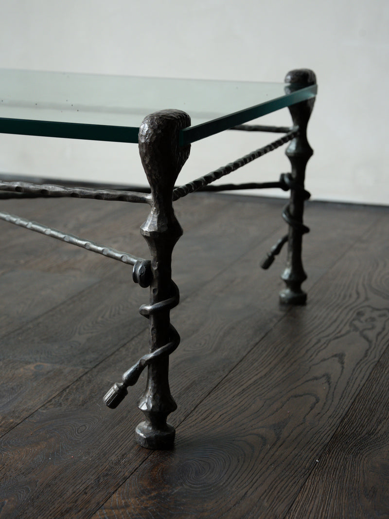 Iron Coffee Table in the style of Diego Giacometti